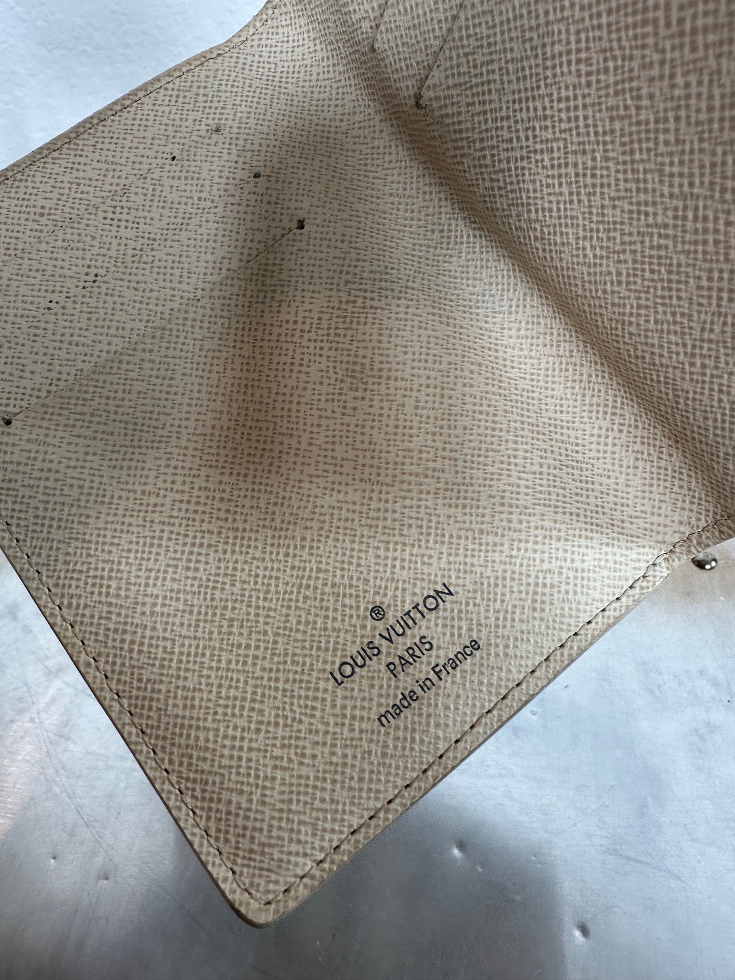 Pre-owned Authentic Louis Vuitton Damier Azur Portefeuille Koala Wallet