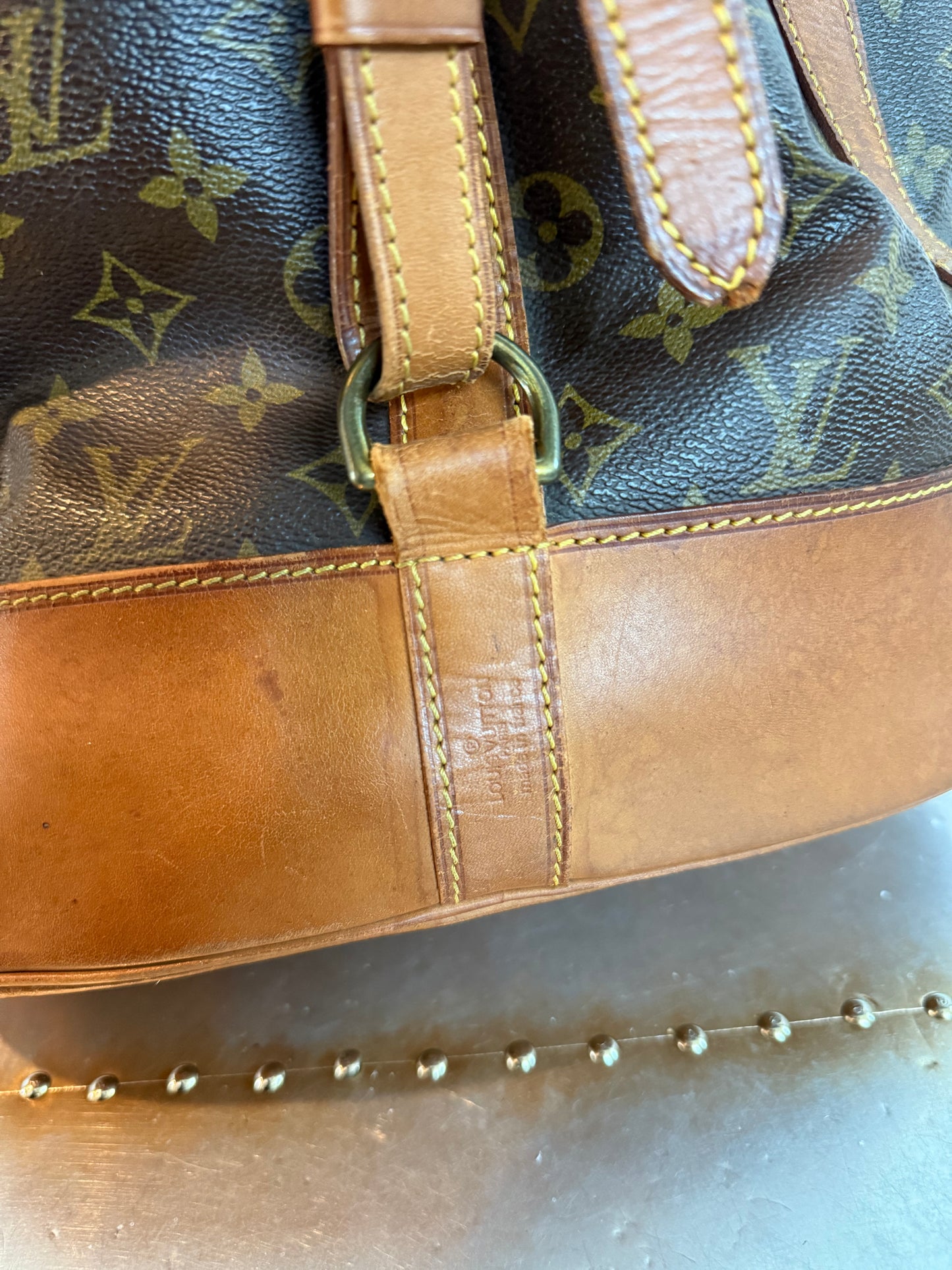 MPre-owned Authentic Louis Vuitton Randonee GM Monogram Backpack