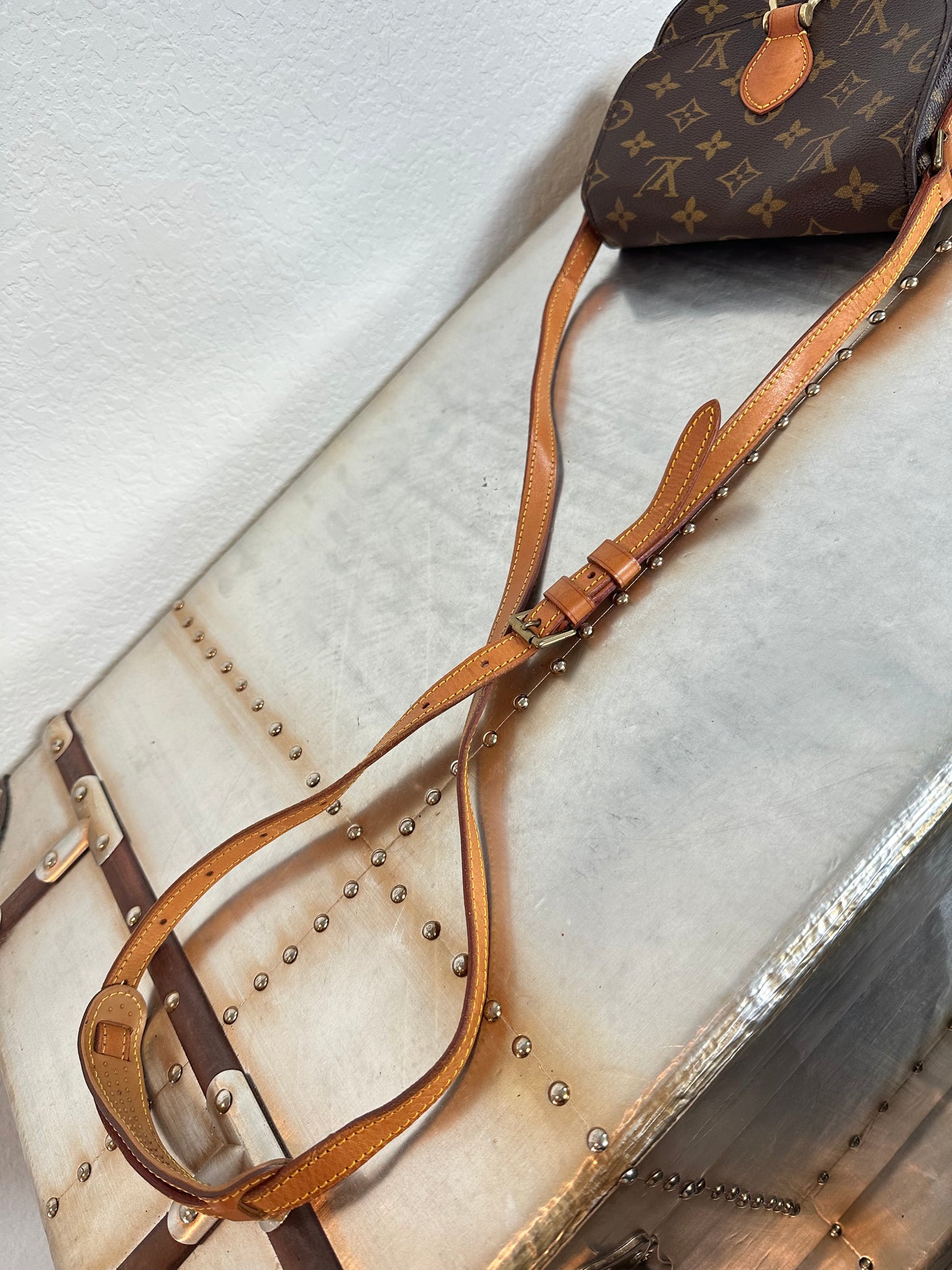 Pre-owned Authentic Louis Vuitton Saint Cloud PM Monogram Shoulder / Crossbody Bag