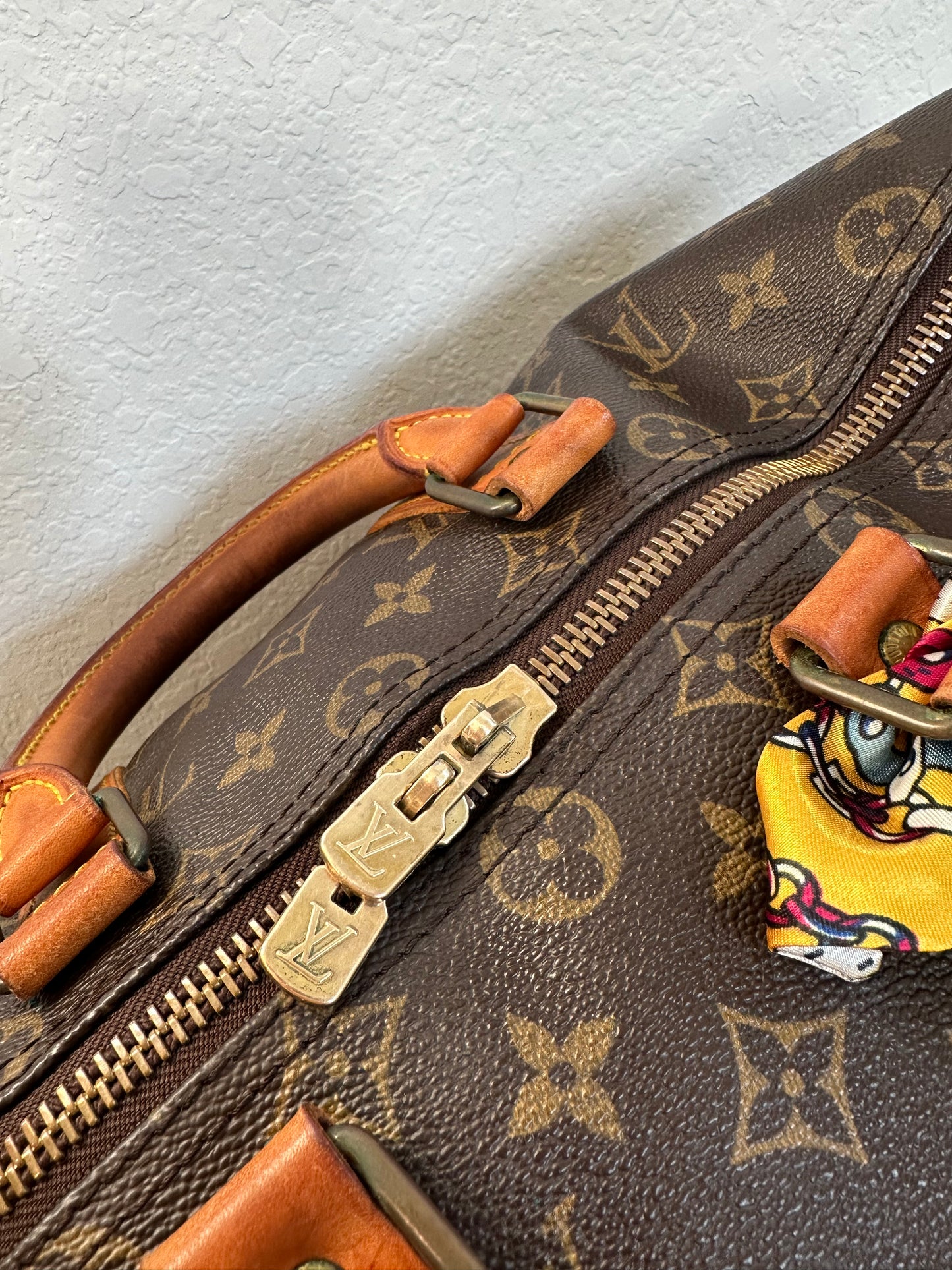 Pre-owned Authentic Louis Vuitton Keepall 45 Monogram Travel Handbag