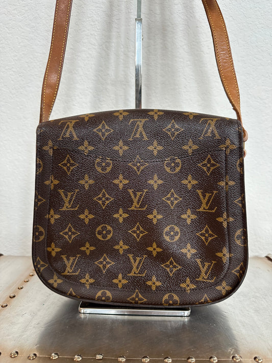 Pre-owned Authentic Louis Vuitton Saint Cloud GM Monogram Crossbody Bag
