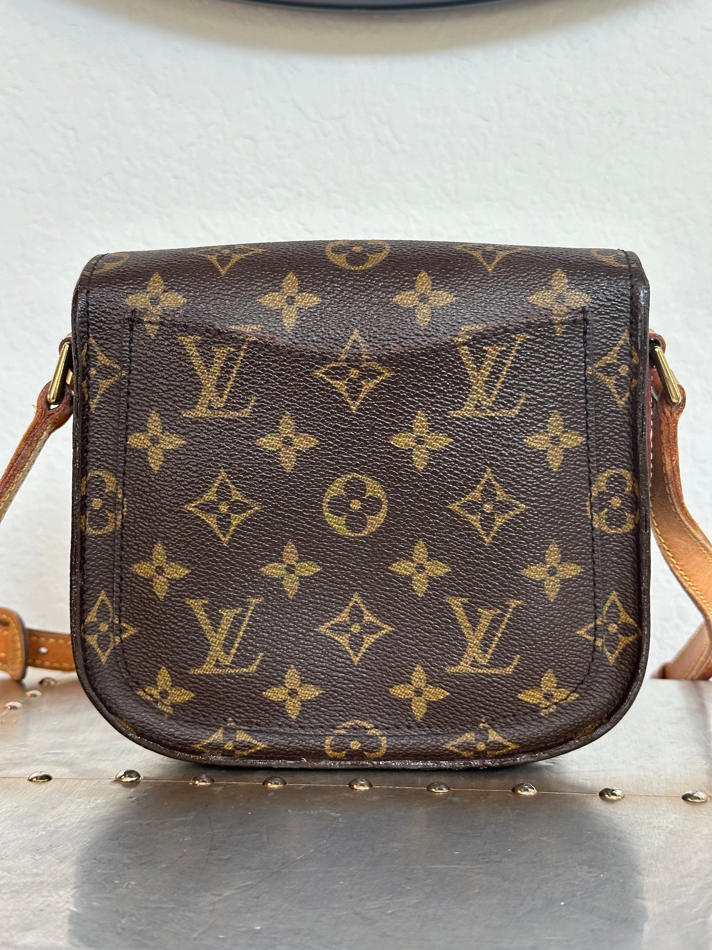Pre-owned Authentic Louis Vuitton Saint Cloud PM Monogram Shoulder / Crossbody Bag