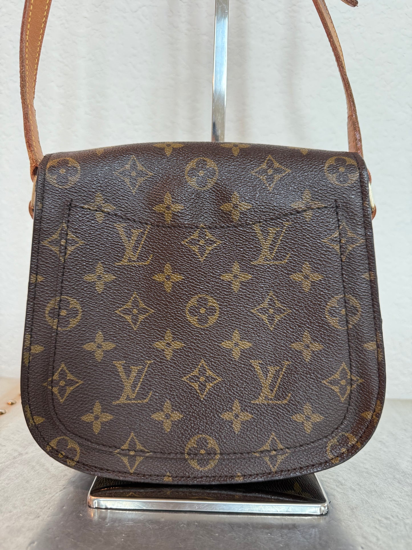 Pre-owned Authentic Louis Vuitton Saint Cloud MM Monogram Shoulder / Crossbody Bag