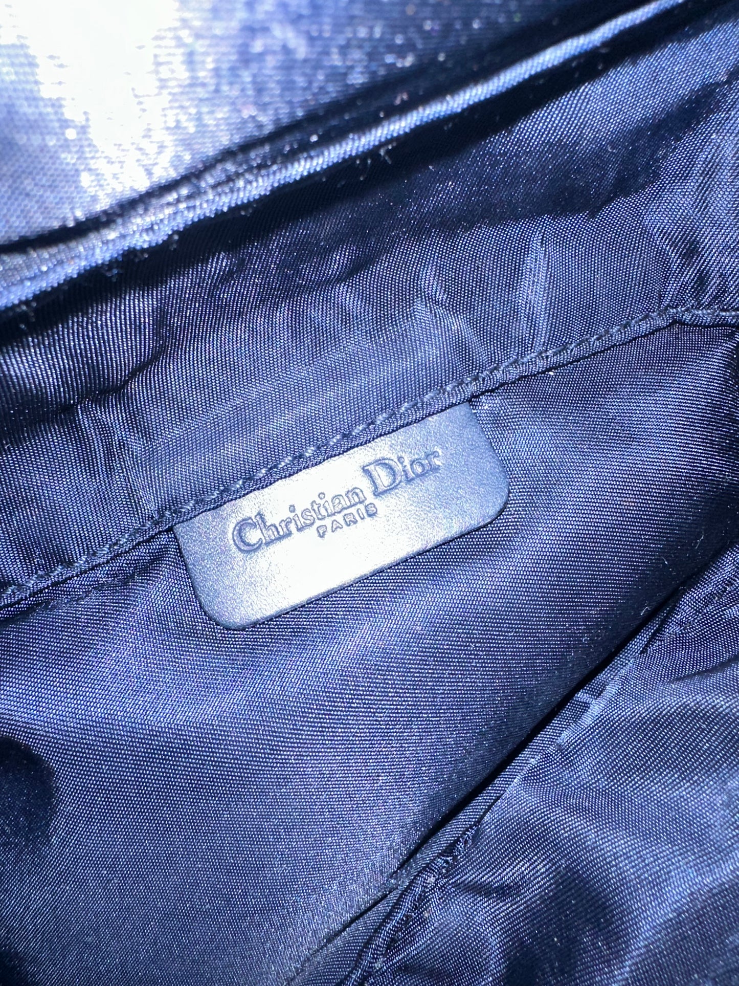Pre-owned Vintage Christian Dior Mini Saddle Handbag
