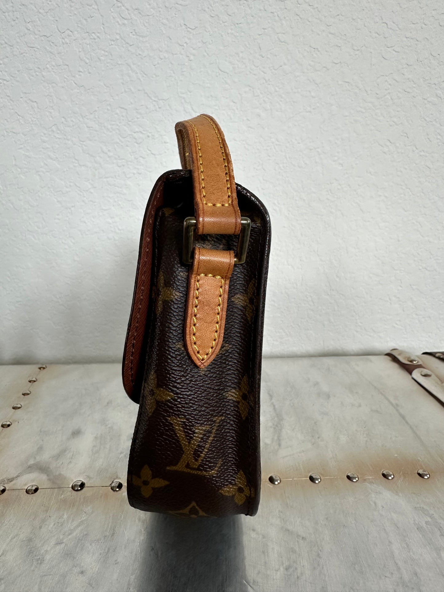 Pre-owned Authentic Louis Vuitton Saint Cloud PM Monogram Shoulder / Crossbody Bag