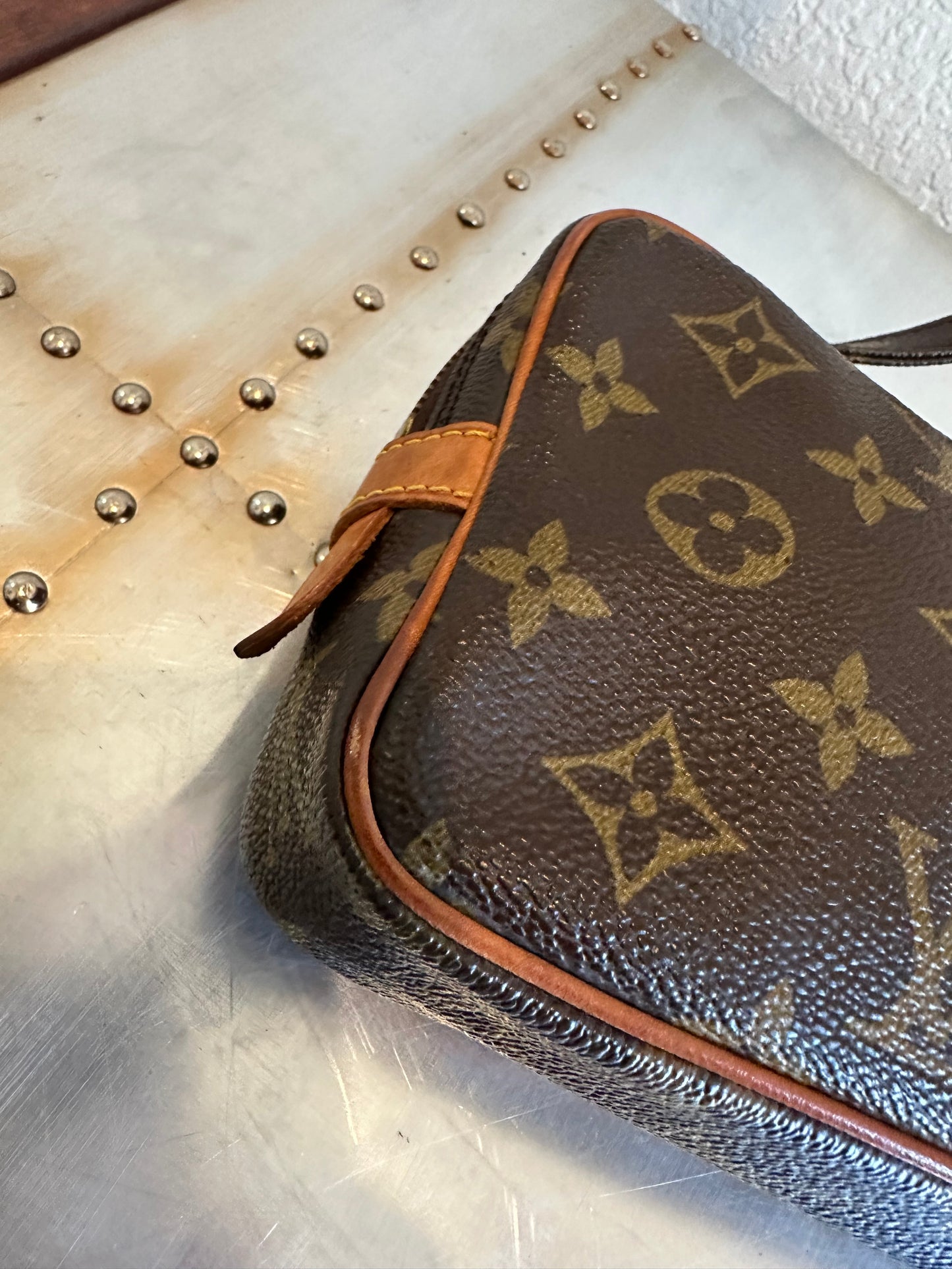 Pre-owned Authentic Louis Vuitton Marly Bandouliere Monogram Crossbody Bag