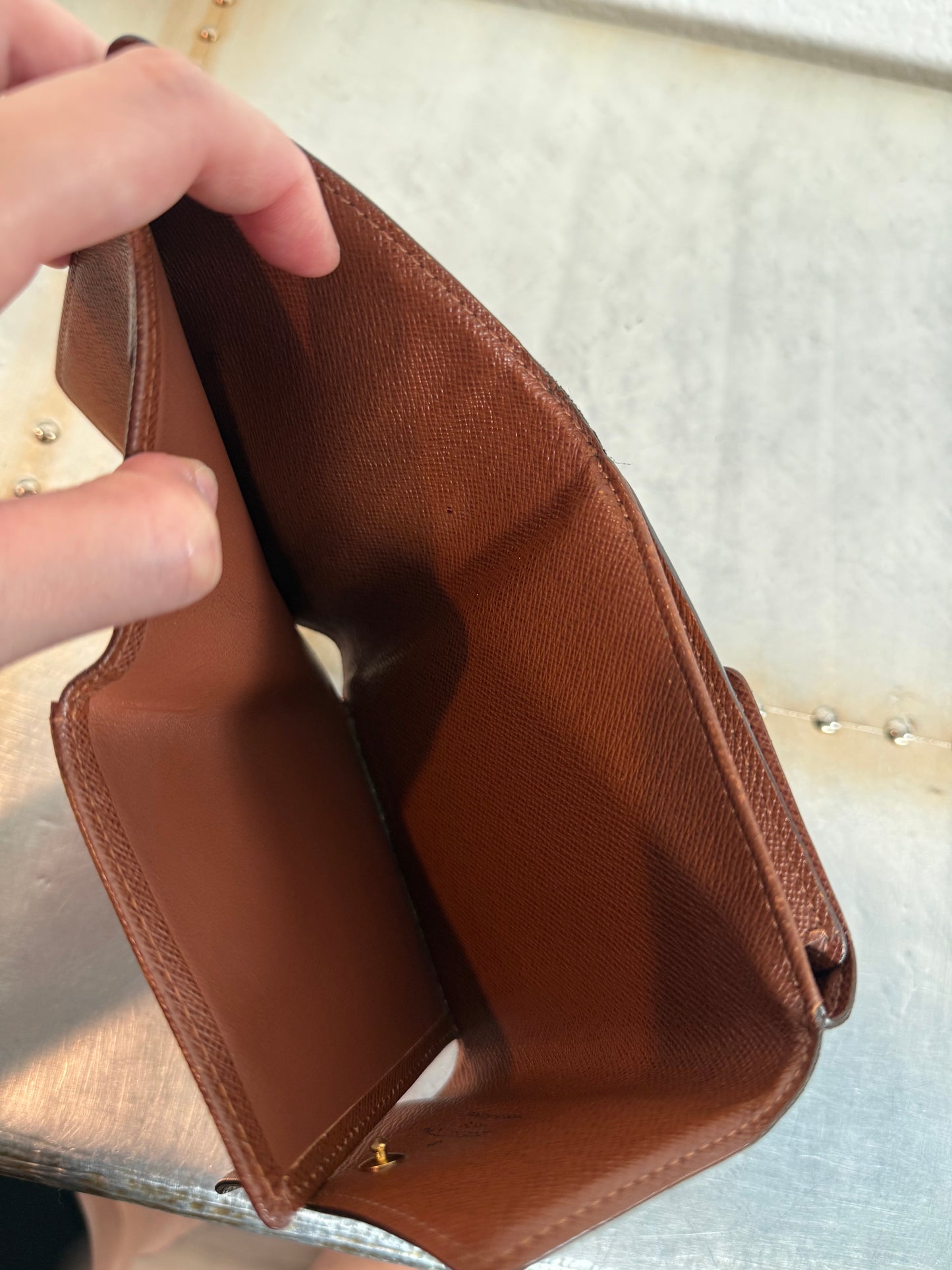 Pre-owned Authentic Louis Vuitton Monogram Portefeuille Elise Wallet