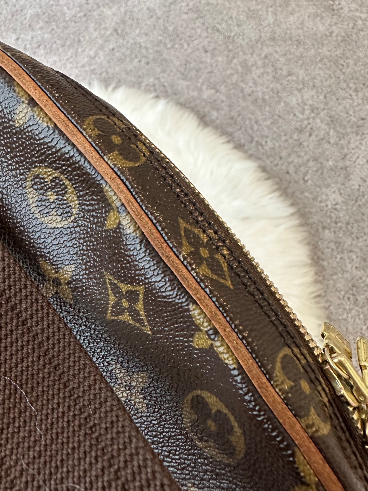 Pre-owned Authentic Louis Vuitton Pochette Gange Monogram Bum Bag