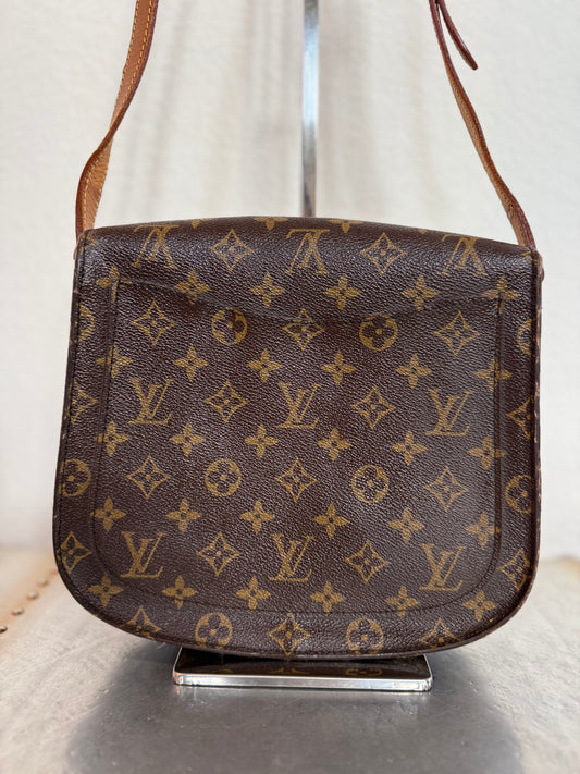 Pre-owned Authentic Louis Vuitton Saint Cloud GM Monogram Crossbody Bag