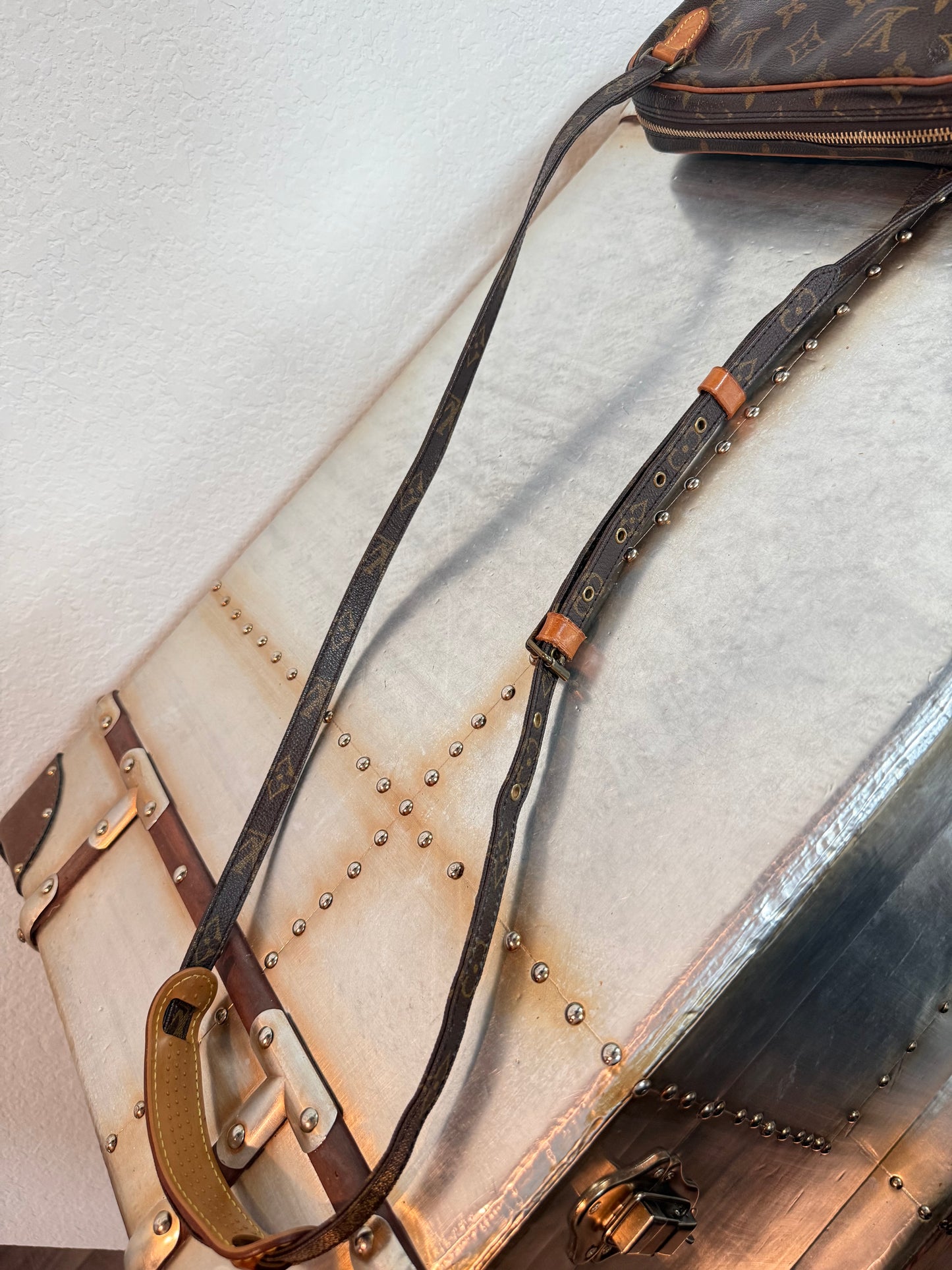 Pre-owned Authentic Louis Vuitton Marly Bandouliere Monogram Crossbody Bag
