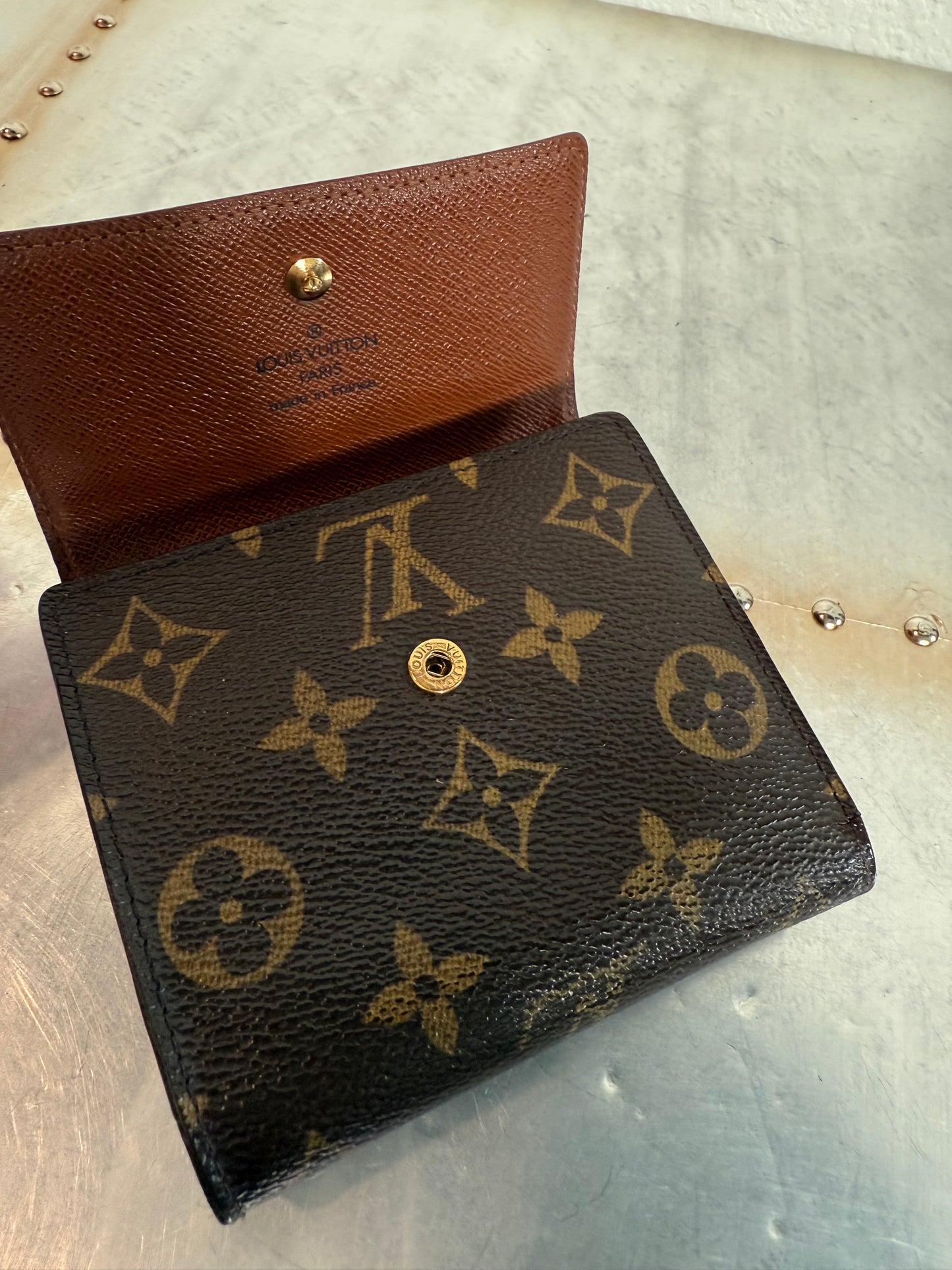 Pre-owned Authentic Louis Vuitton Monogram Portefeuille Elise Wallet