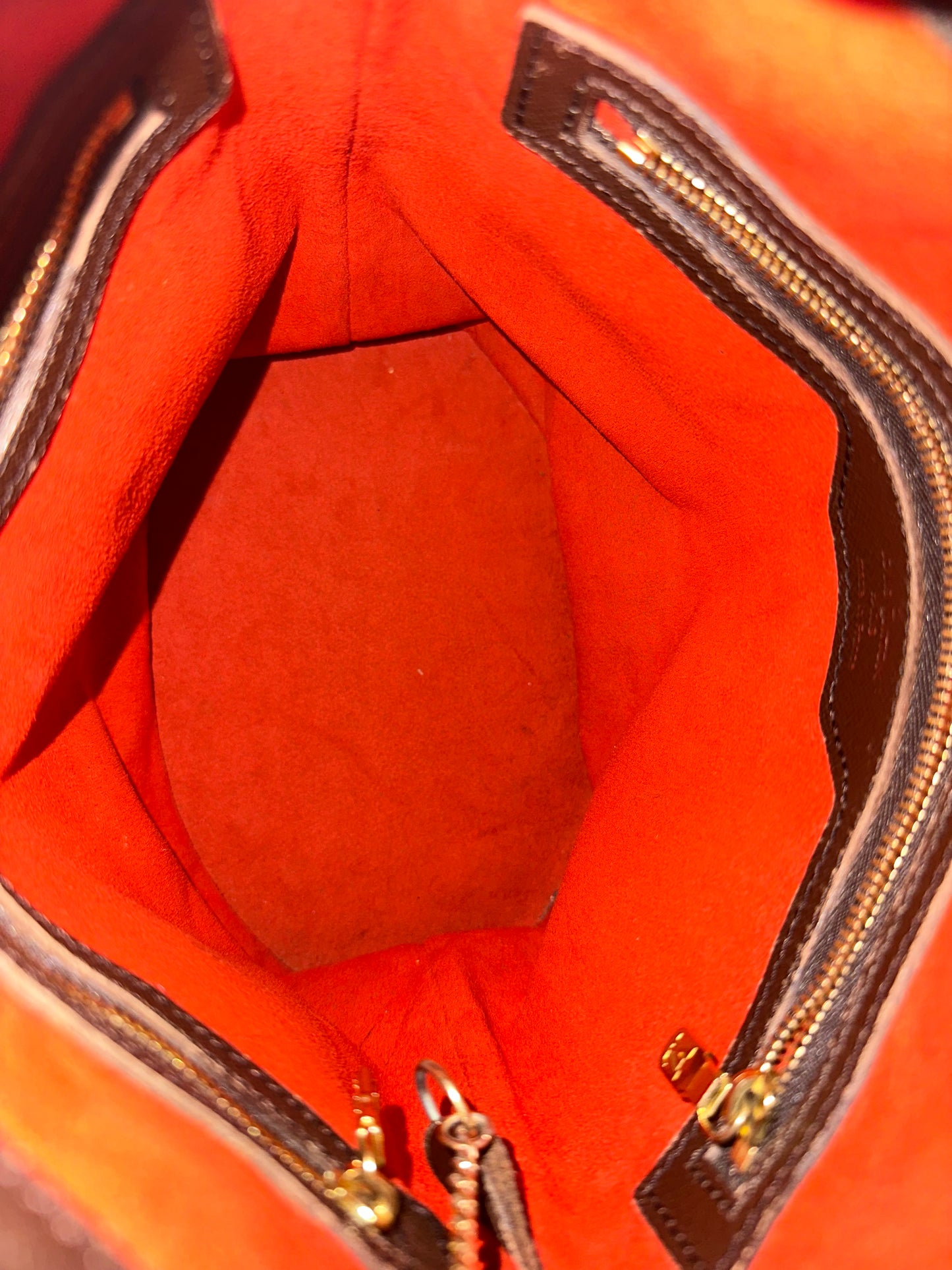 Pre-owned Authentic Louis Vuitton Bucket Damier Ebene Shoulder Bag