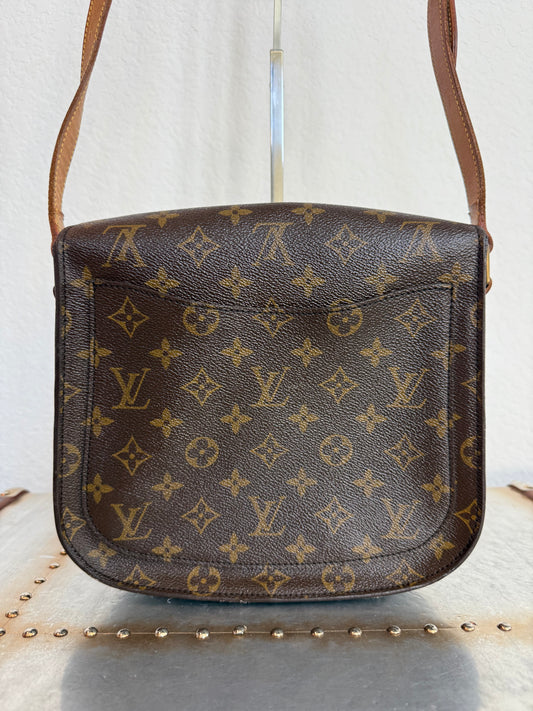 Pre-owned Authentic Louis Vuitton Saint Cloud GM Monogram Crossbody Bag