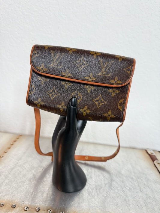 Pre-owned Authentic Louis Vuitton Monogram Florentine Waist Bag