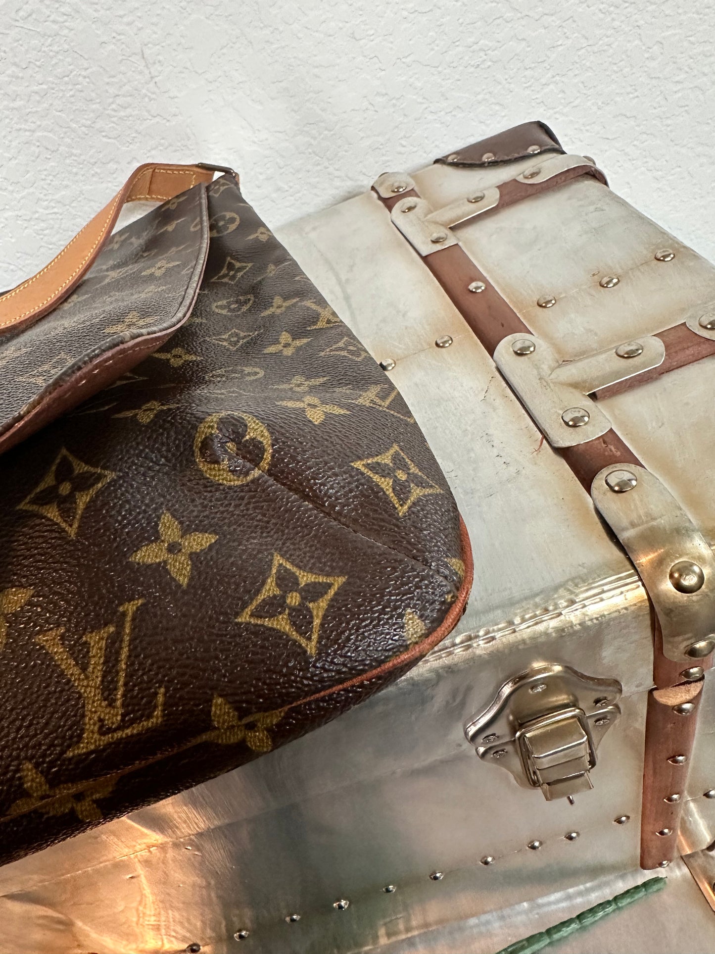 Pre-owned Authentic Louis Vuitton Musette Salsa GM Monogram Shoulder / Crossbody Bag
