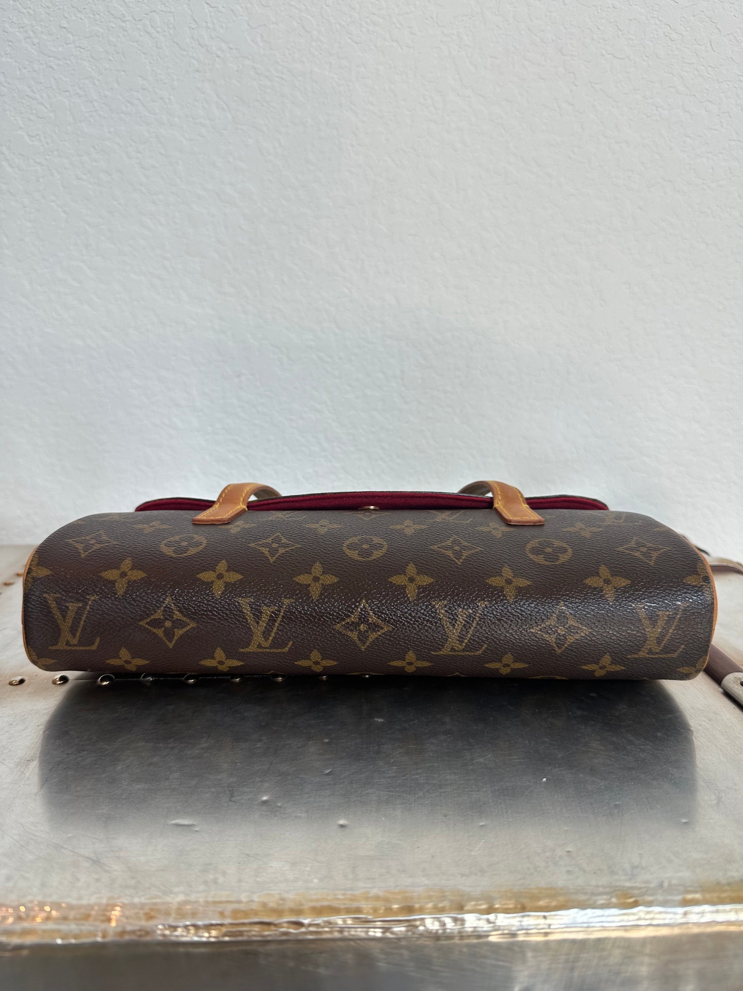 Pre-owned Authentic Louis Vuitton Sonatine Monogram Handbag