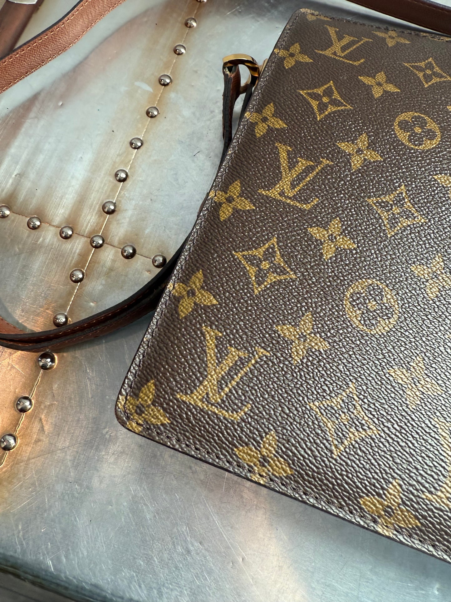 Pre-owned Authentic Louis Vuitton Courcelles Monogram Shoulder Bag