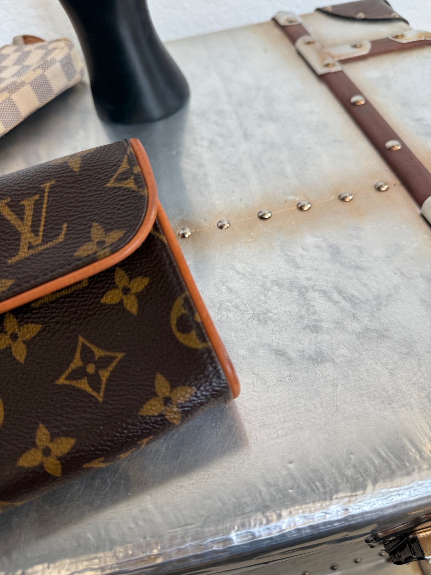 Pre-owned Authentic Louis Vuitton Monogram Florentine Waist Bag