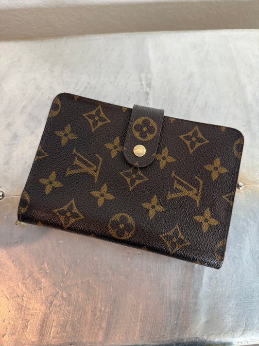 Pre-owned Authentic Louis Vuitton Porte Papier Monogram Zip Wallet