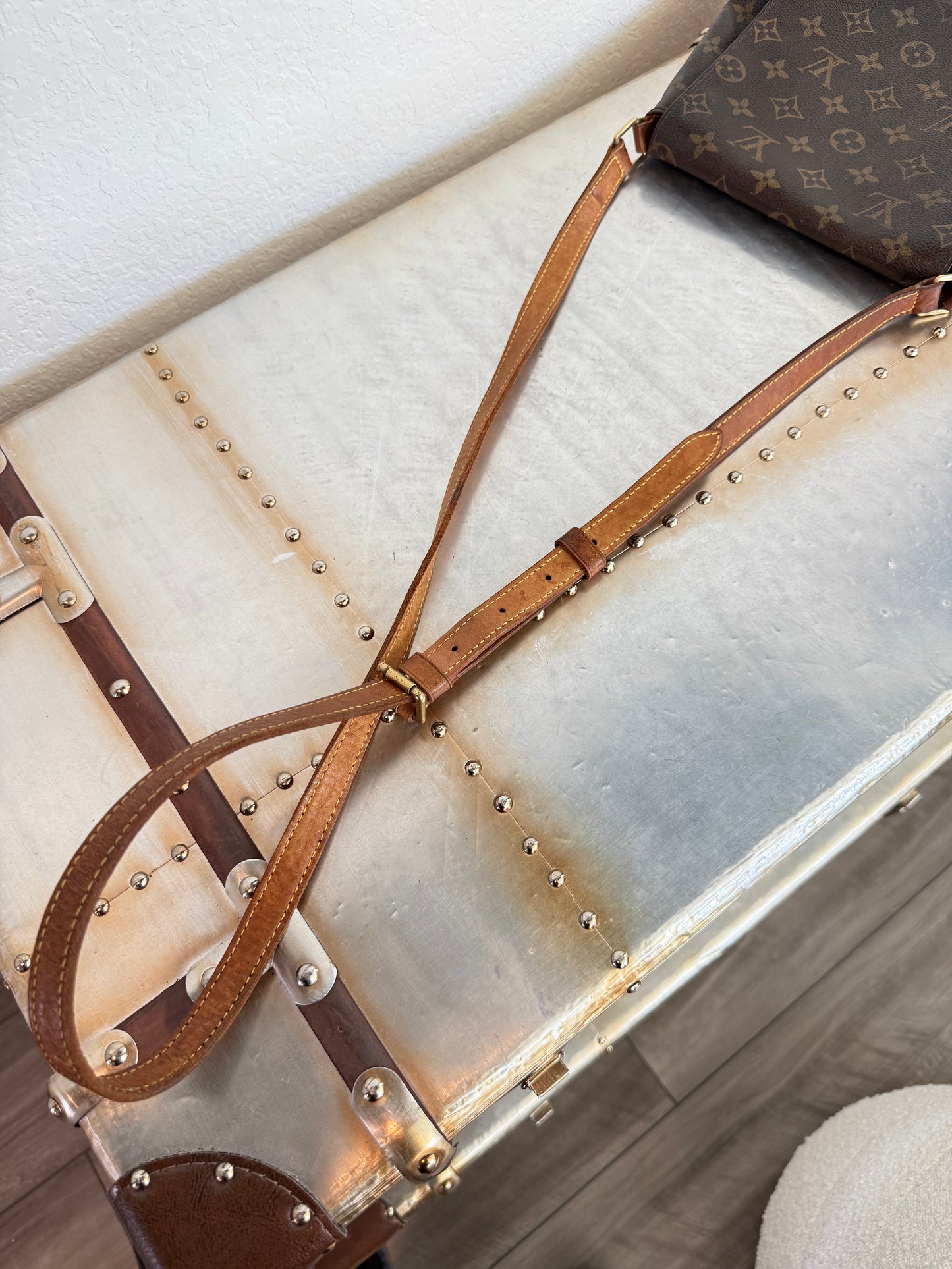 Pre-owned Authentic Louis Vuitton Musette Salsa Long Strap Monogram Shoulder / Crossbody Bag