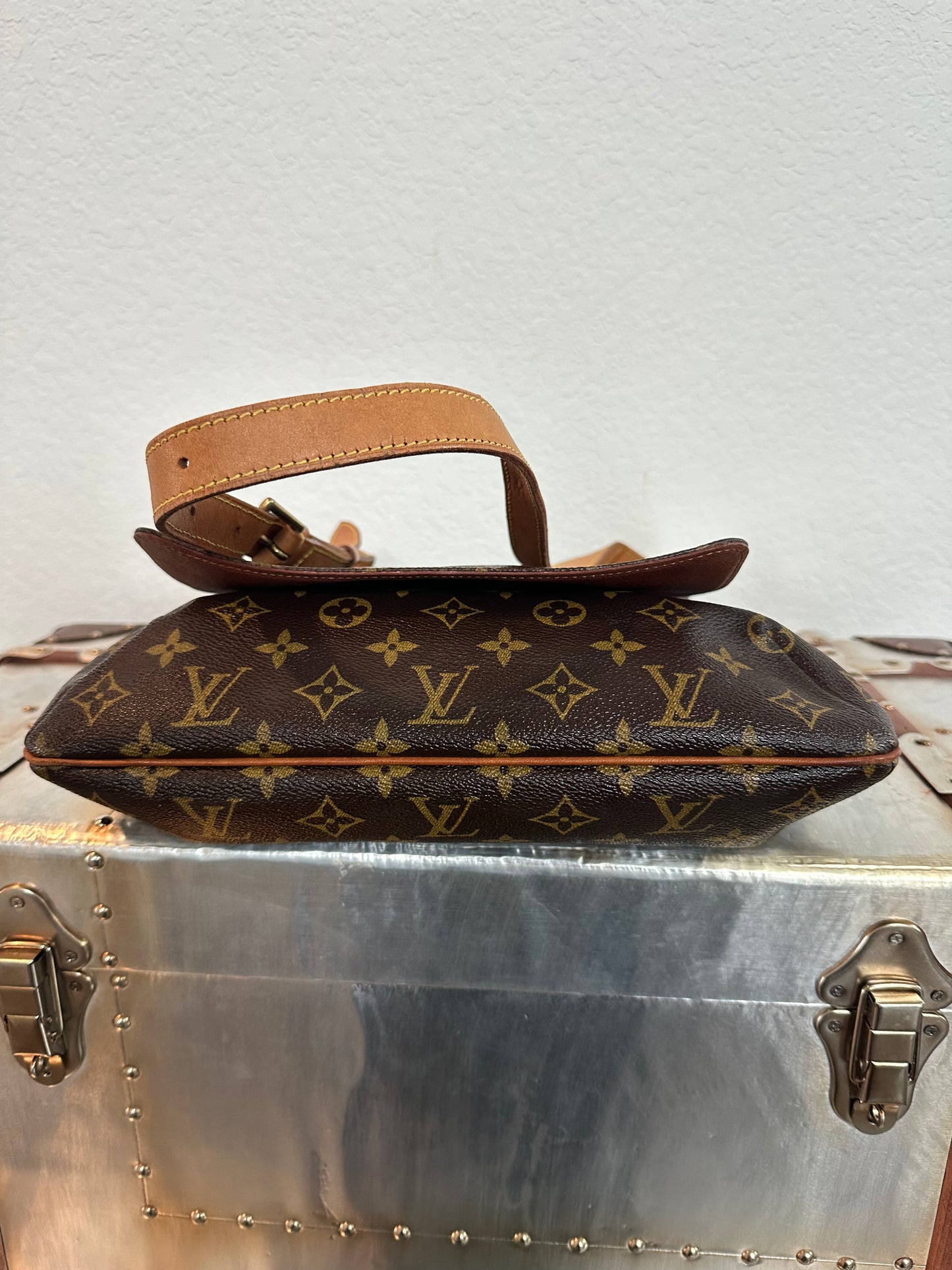 Pre-owned Authentic Louis Vuitton Musette Salsa GM Monogram Shoulder / Crossbody Bag