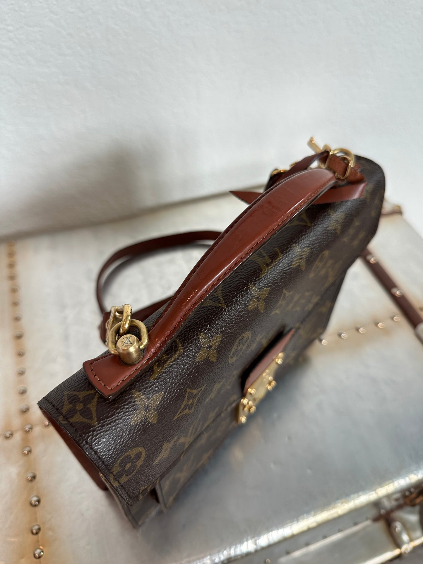 Pre-owned Authentic Louis Vuitton Monceau 26 Monogram Shoulder / Crossbody Bag