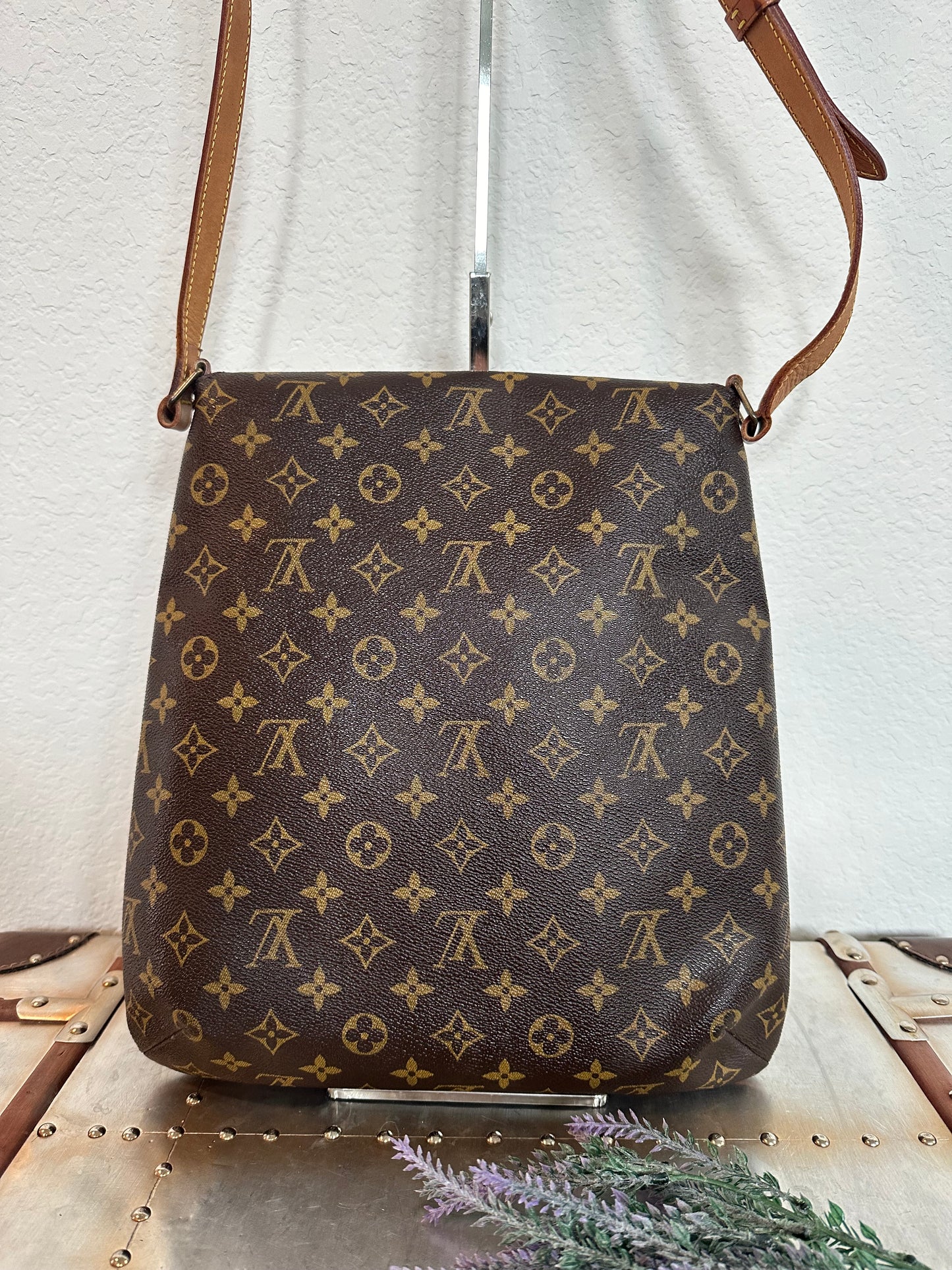 Pre-owned Authentic Louis Vuitton Musette Salsa GM Monogram Shoulder / Crossbody Bag
