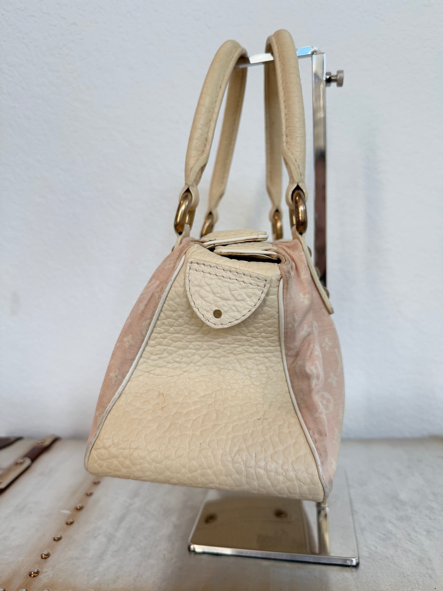 Pre-owned Authentic Louis Vuitton Trapeze PM Monogram Mini Lin Bag