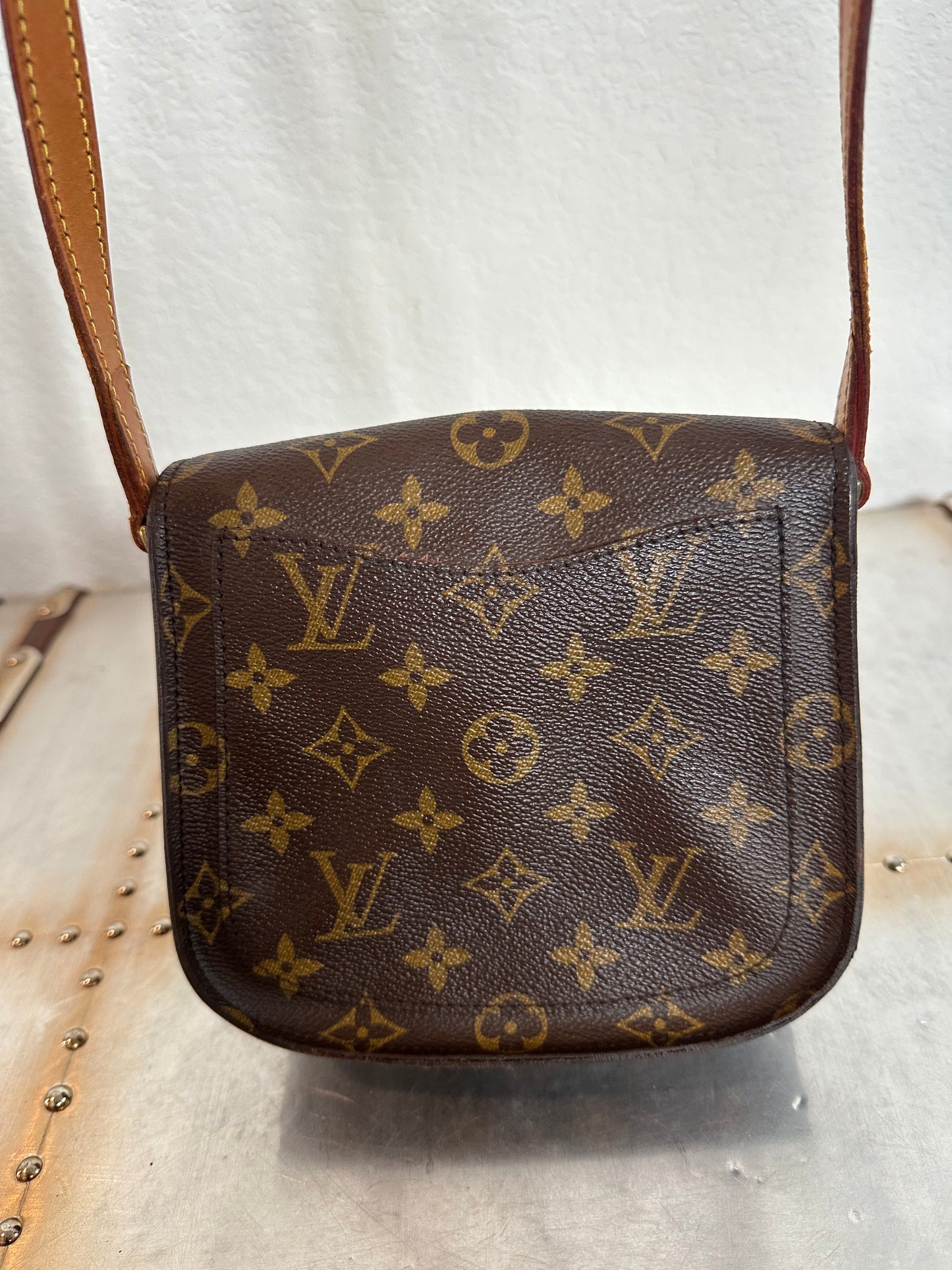 Pre-owned Authentic Louis Vuitton Saint Cloud PM Monogram Shoulder / Crossbody Bag