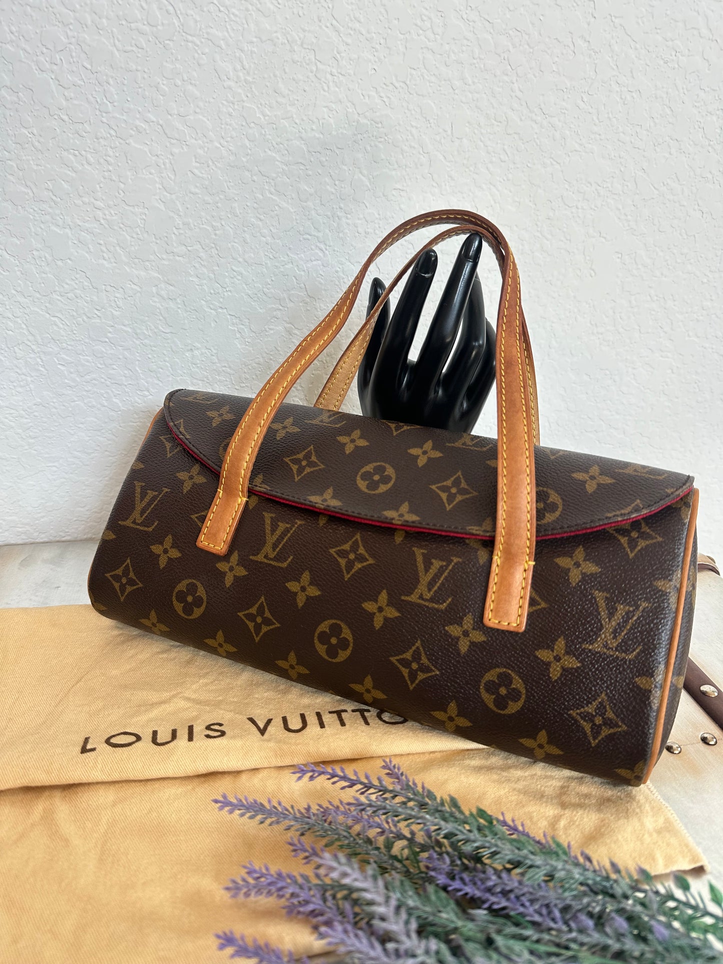 Pre-owned Authentic Louis Vuitton Sonatine Monogram Handbag