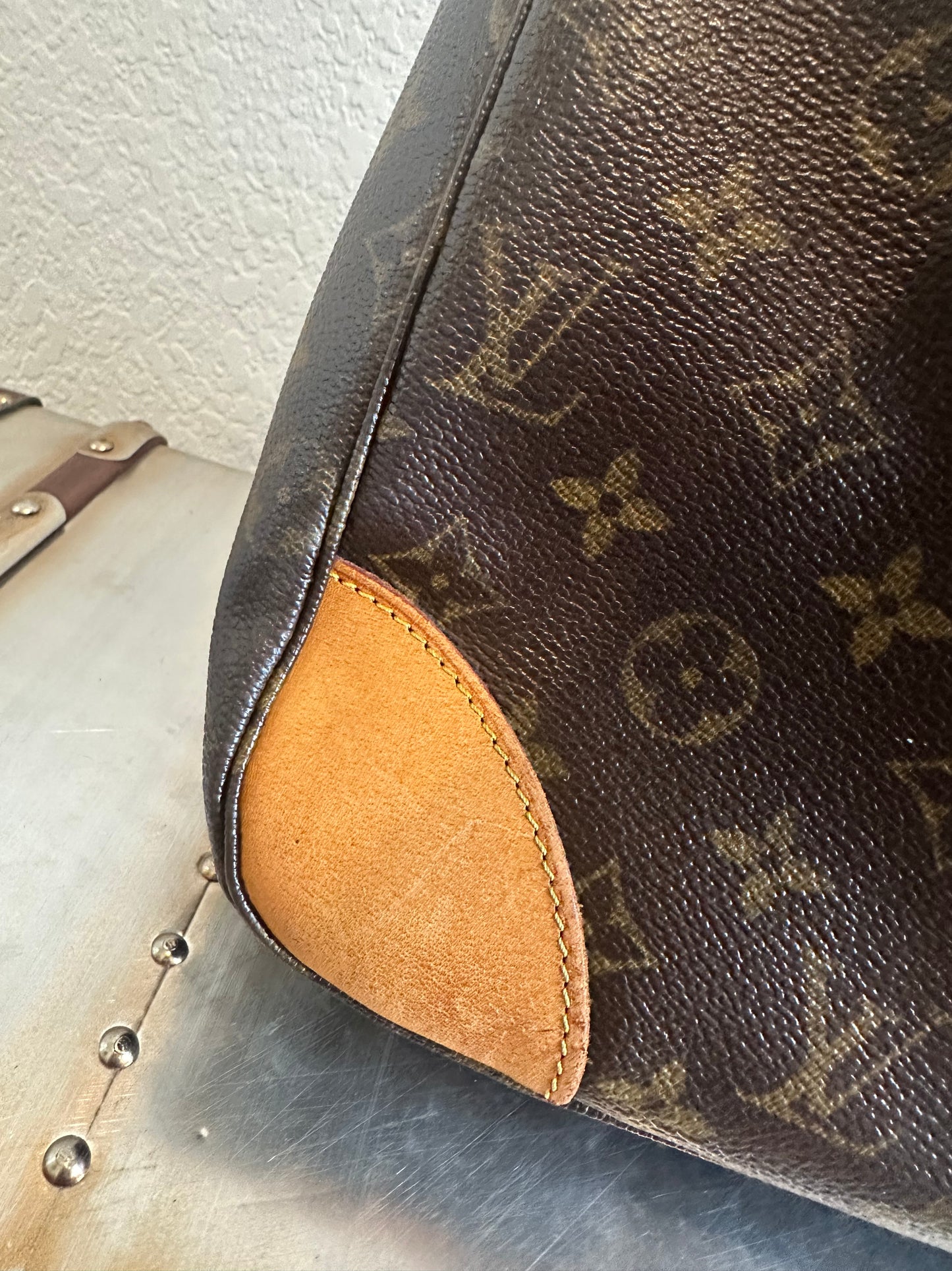 Pre-owned Authentic Louis Vuitton Boulogne 35 Monogram Shoulder Bag