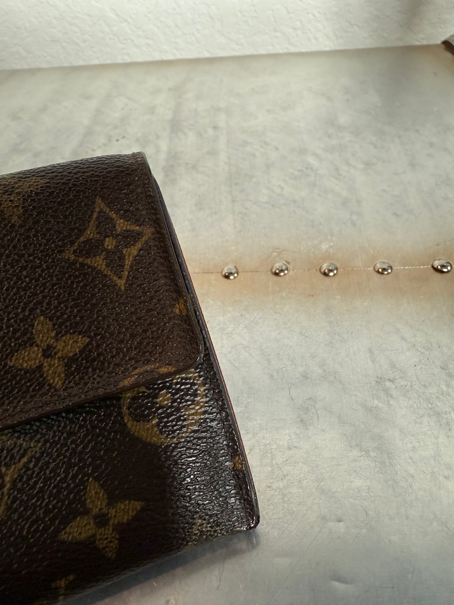 Pre-owned Authentic Louis Vuitton Monogram Portefeuille Elise Wallet