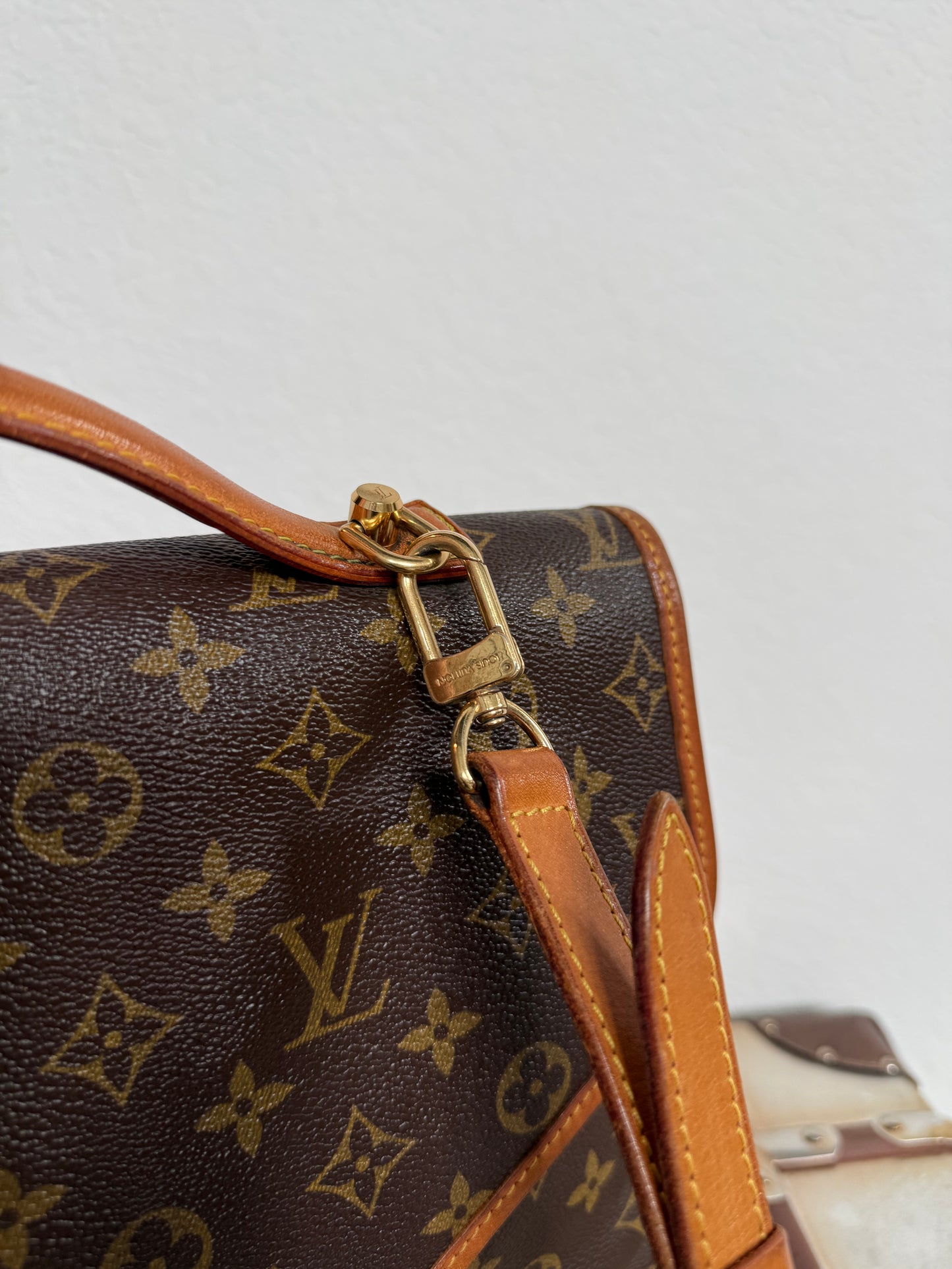 Pre-owned Authentic Louis Vuitton Beverly MM Monogram Shoulder Bag