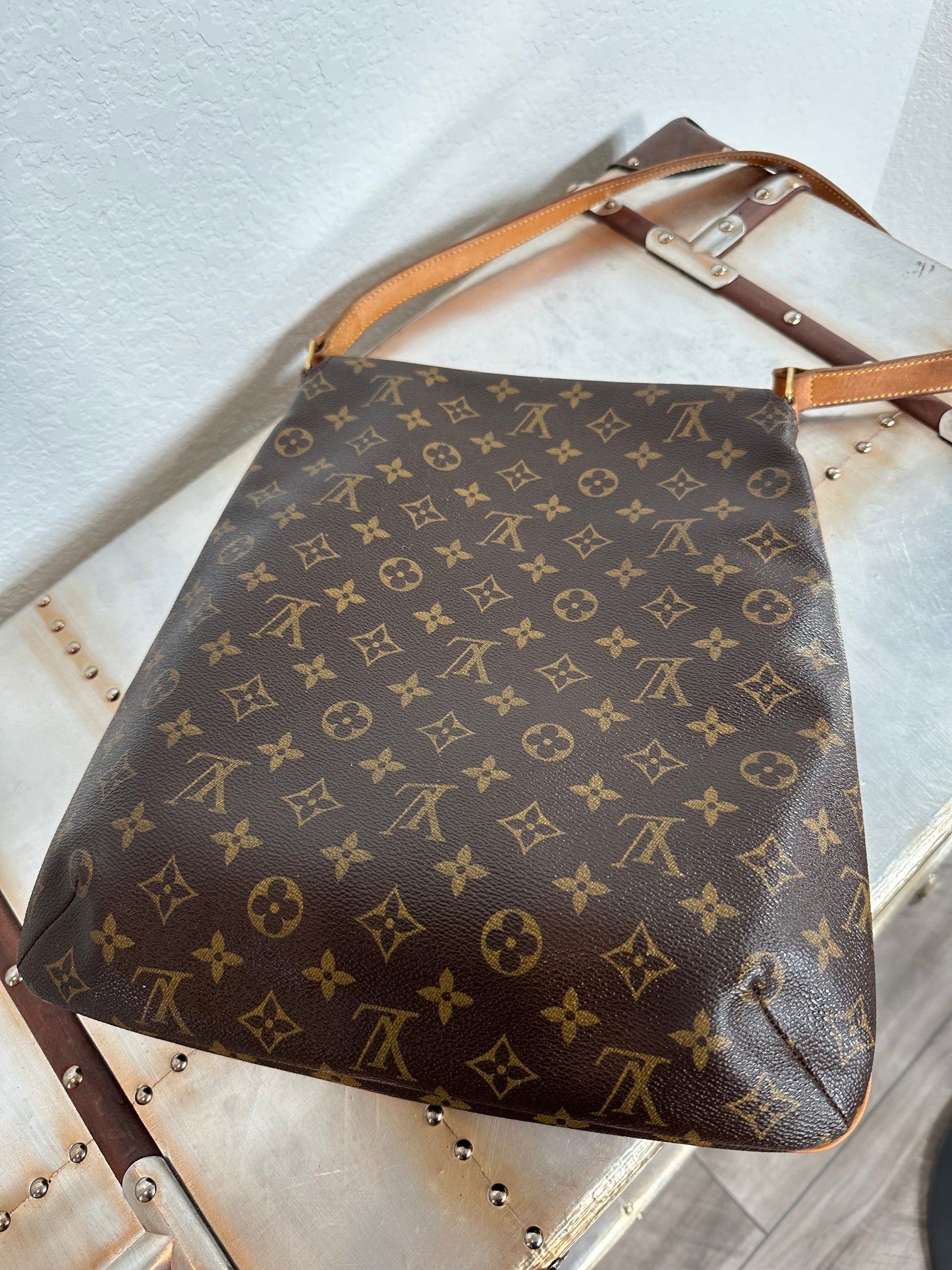 Pre-owned Authentic Louis Vuitton Musette Salsa GM Monogram Shoulder / Crossbody Bag