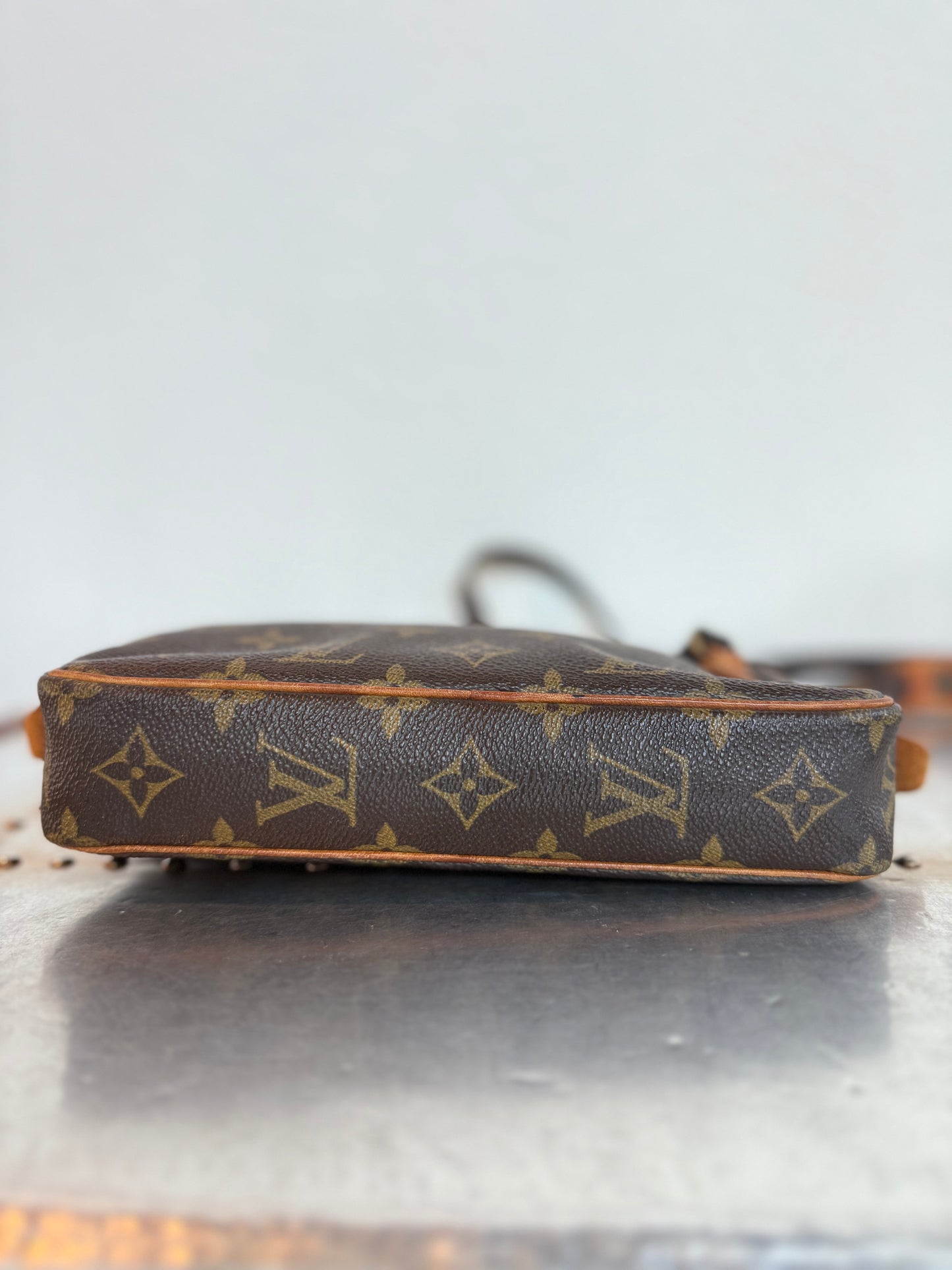 Pre-owned Authentic Louis Vuitton Marly Bandouliere Monogram Crossbody Bag