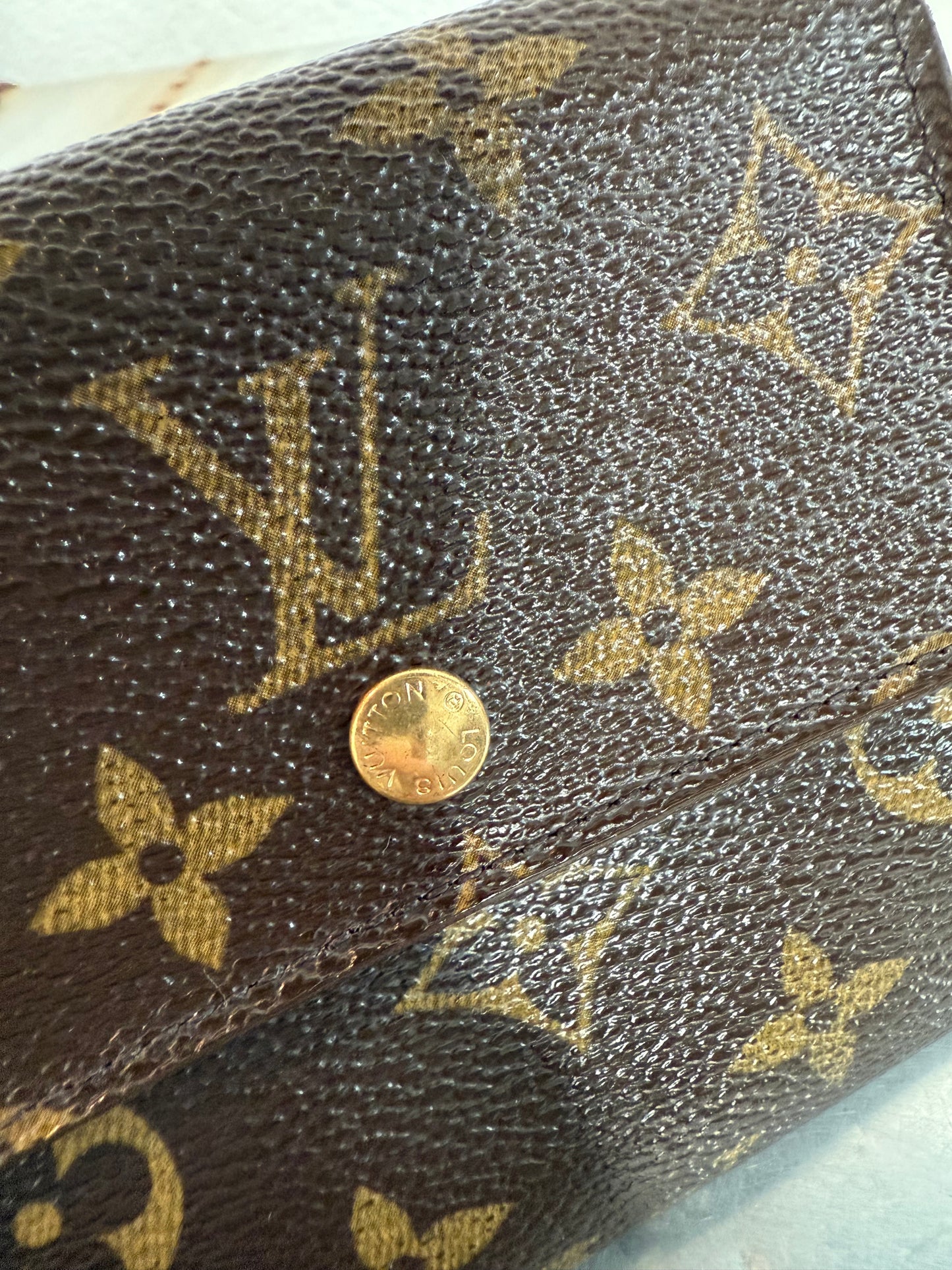 Pre-owned Authentic Louis Vuitton Monogram Portefeuille Elise Wallet