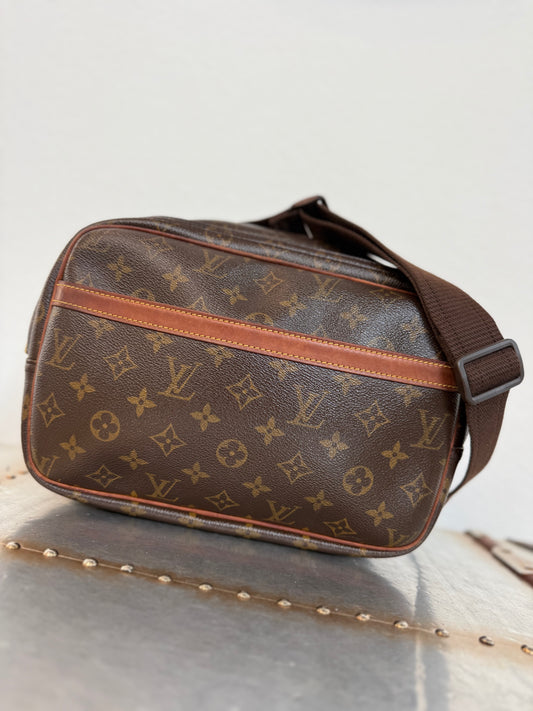 Pre-owned Authentic Louis Vuitton Reporter PM Monogram Shoulder / Crossbody Bag