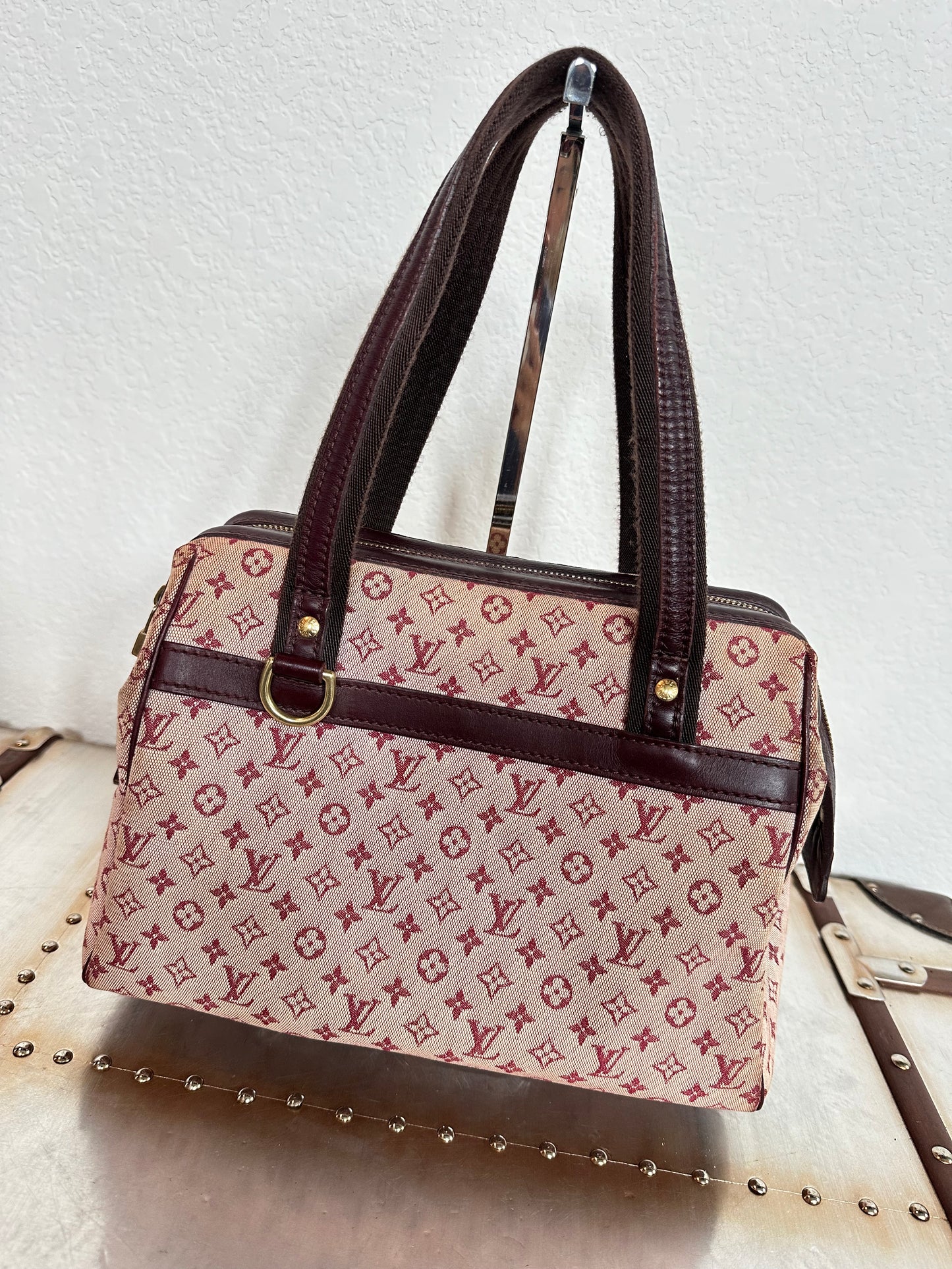Pre-owned Louis Vuitton Mini Lin Josephine PM Handbag