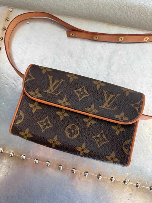 Pre-owned Authentic Louis Vuitton Monogram Florentine Waist Bag