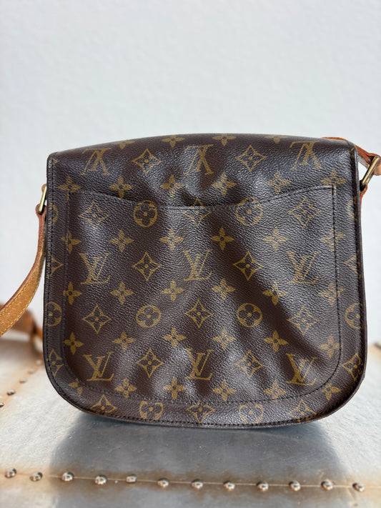 Pre-owned Authentic Louis Vuitton Saint Cloud GM Monogram Crossbody Bag