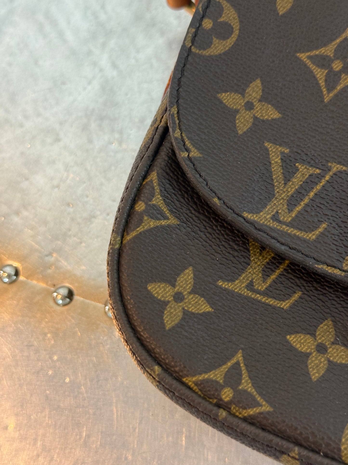 Pre-owned Authentic Louis Vuitton Saint Cloud PM Monogram Shoulder / Crossbody Bag