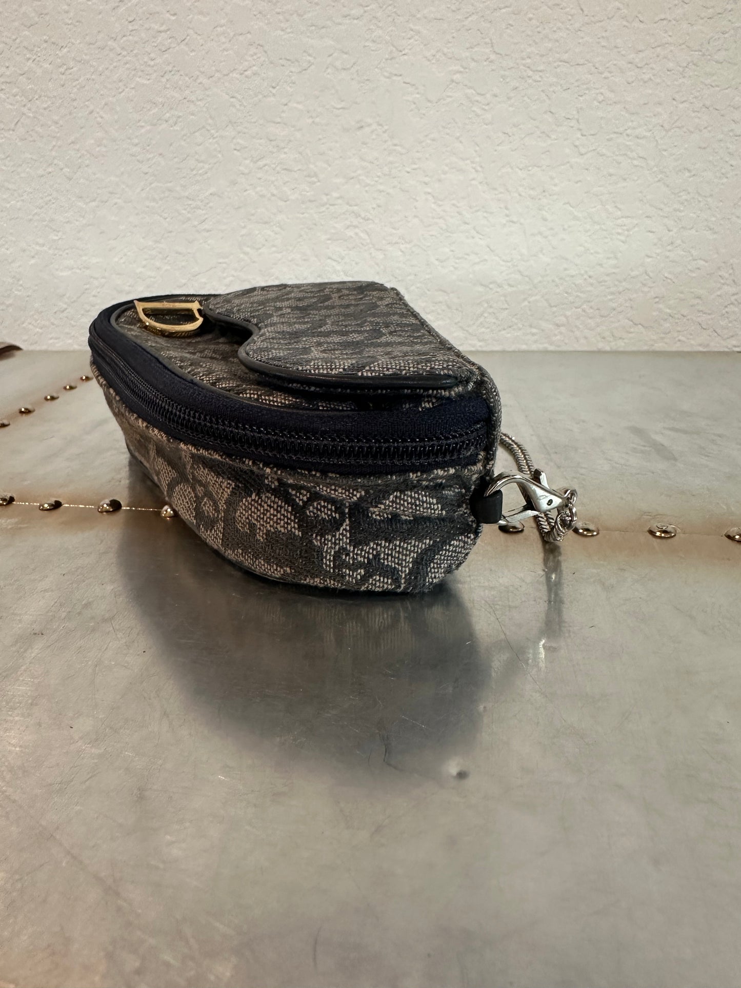 Pre-owned Vintage Christian Dior Mini Saddle Handbag