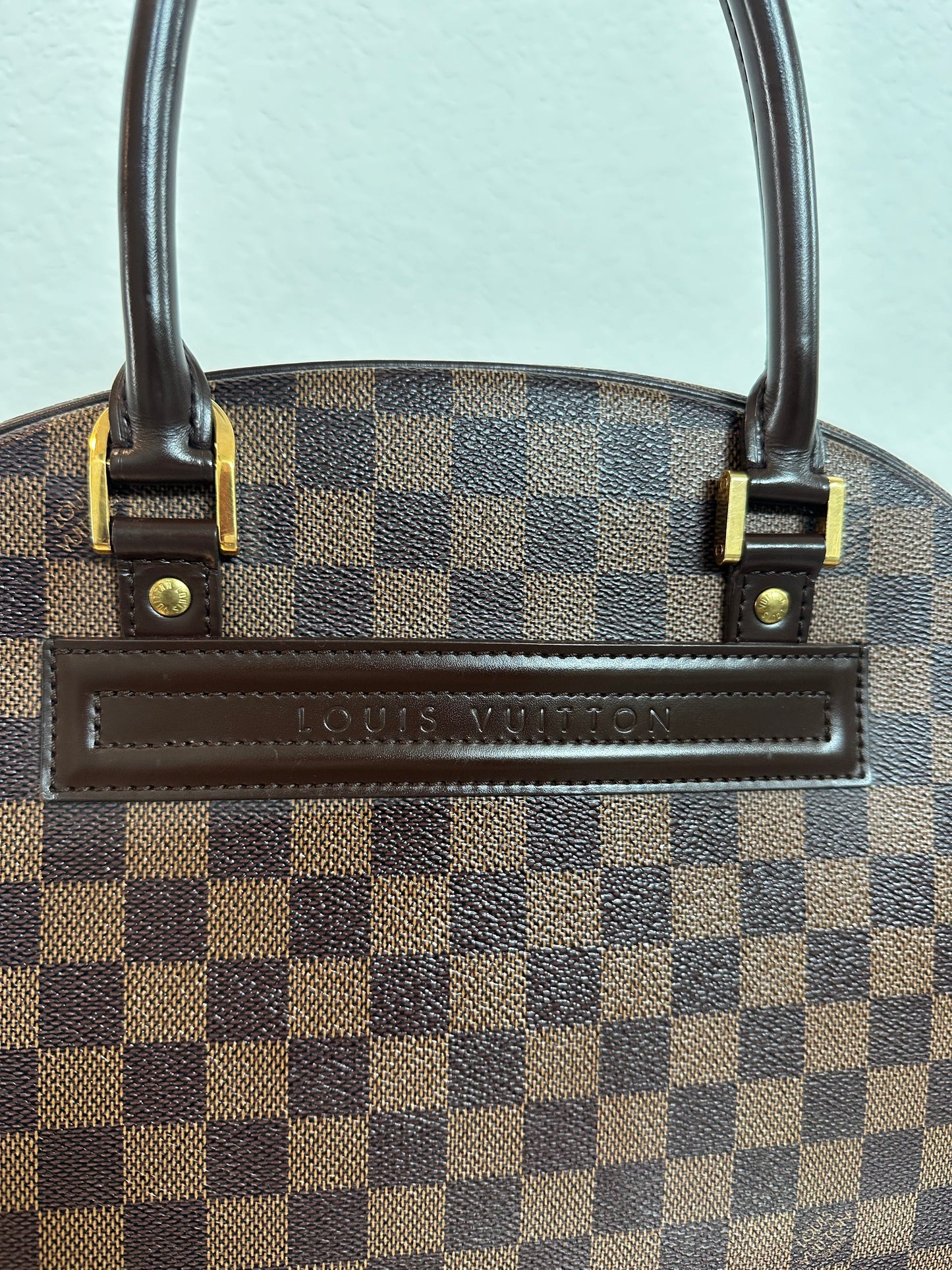 Pre-owned Authentic Louis Vuitton Nolita Damier Ebene Handbag