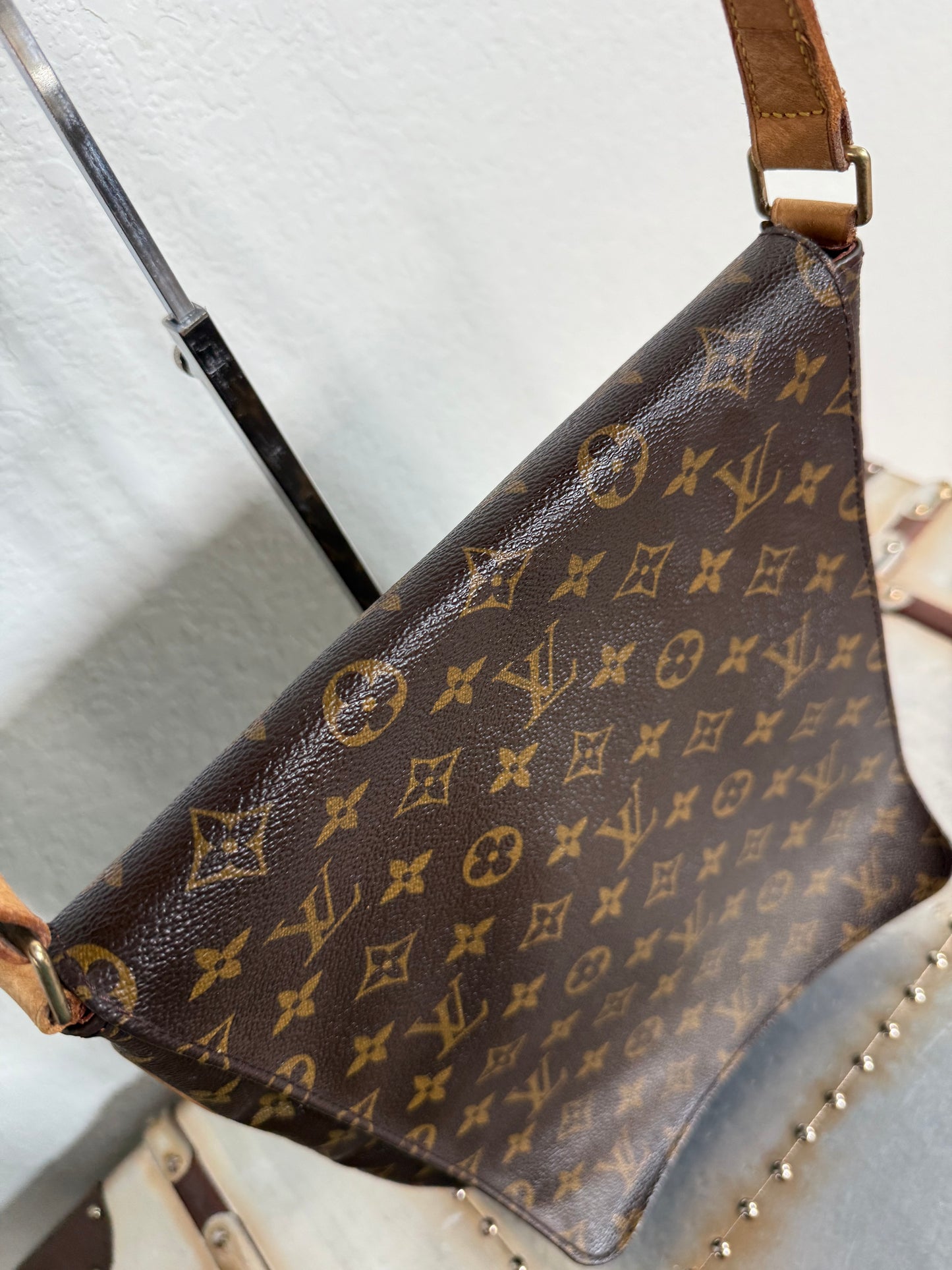 Pre-owned Authentic Louis Vuitton Musette Salsa GM Monogram Shoulder / Crossbody Bag