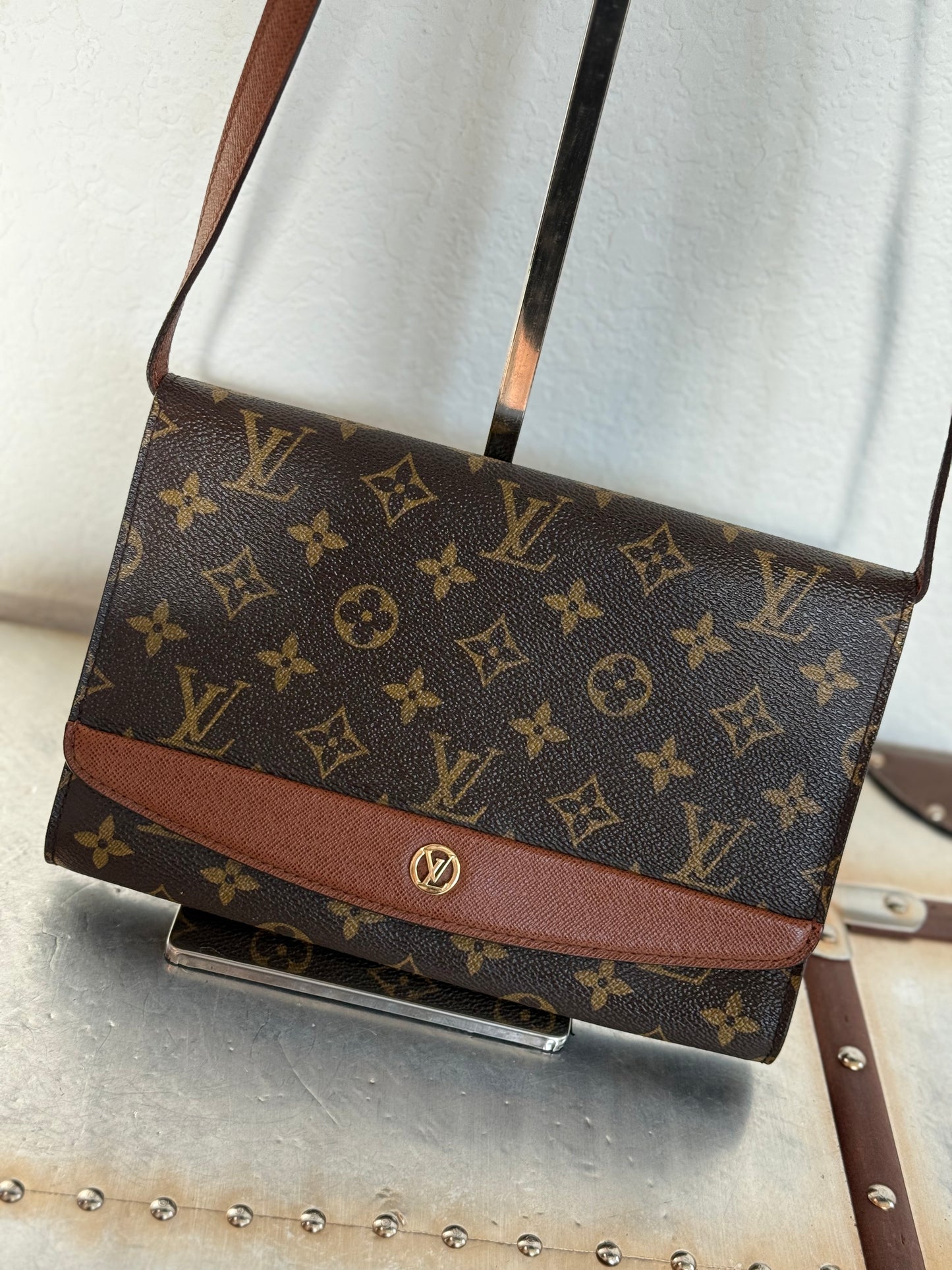 Pre-owned Authentic Louis Vuitton Bordeaux 2-Way Clutch / Shoulder Bag