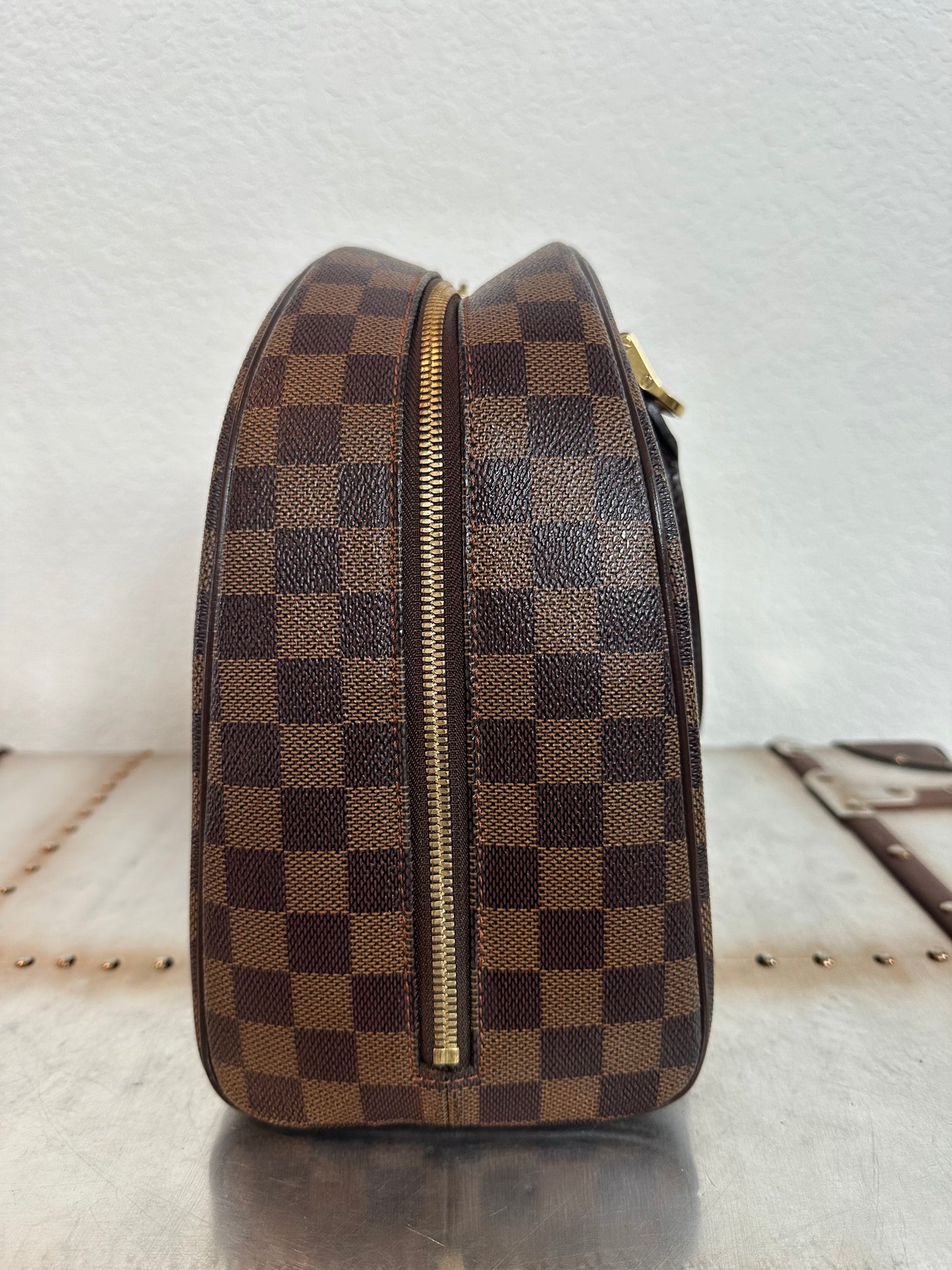 Pre-owned Authentic Louis Vuitton Nolita Damier Ebene Handbag