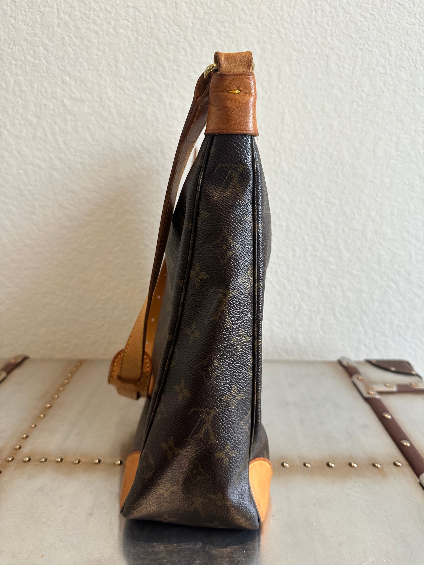 Pre-owned Authentic Louis Vuitton Boulogne 35 Monogram Shoulder Bag