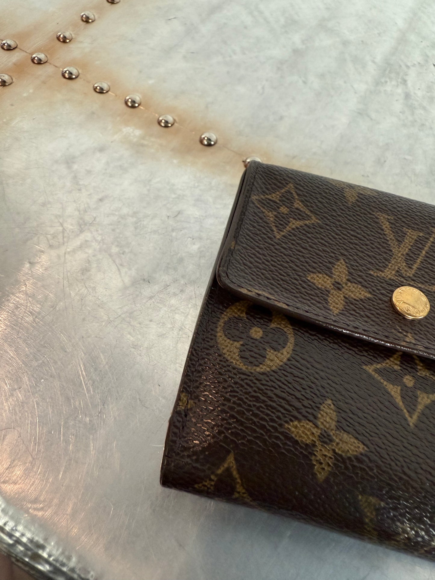 Pre-owned Authentic Louis Vuitton Monogram Portefeuille Elise Wallet