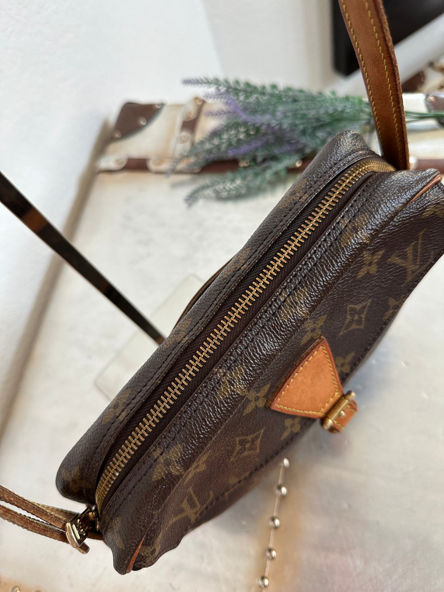 Pre-owned Authentic Louis Vuitton Jeune Fille PM Monogram Crossbody Bag