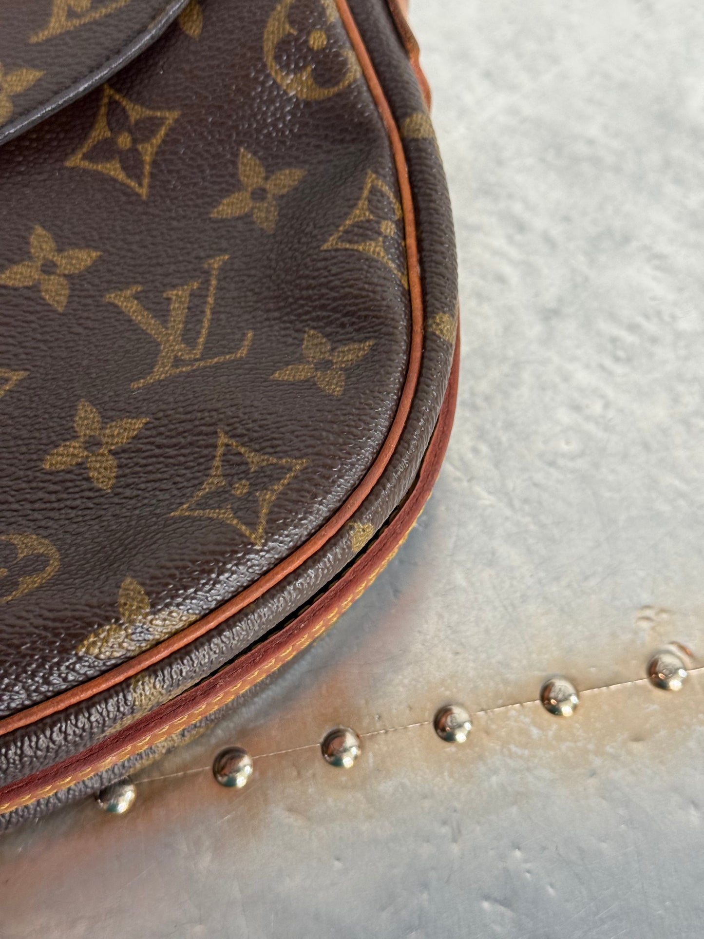 Pre-owned Authentic Louis Vuitton Jeune Fille MM Monogram Crossbody Bag